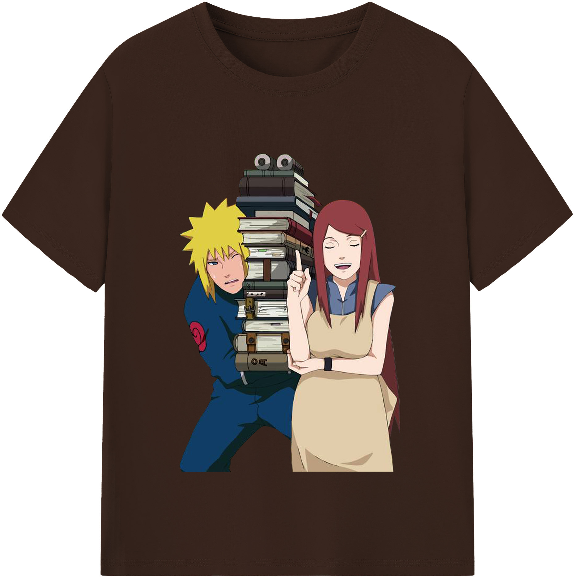 （画像用） NARUTO -ナルト- 波風 ミナト Namikaze Minato 綿100％半袖Tシャツ（フロントプリント）