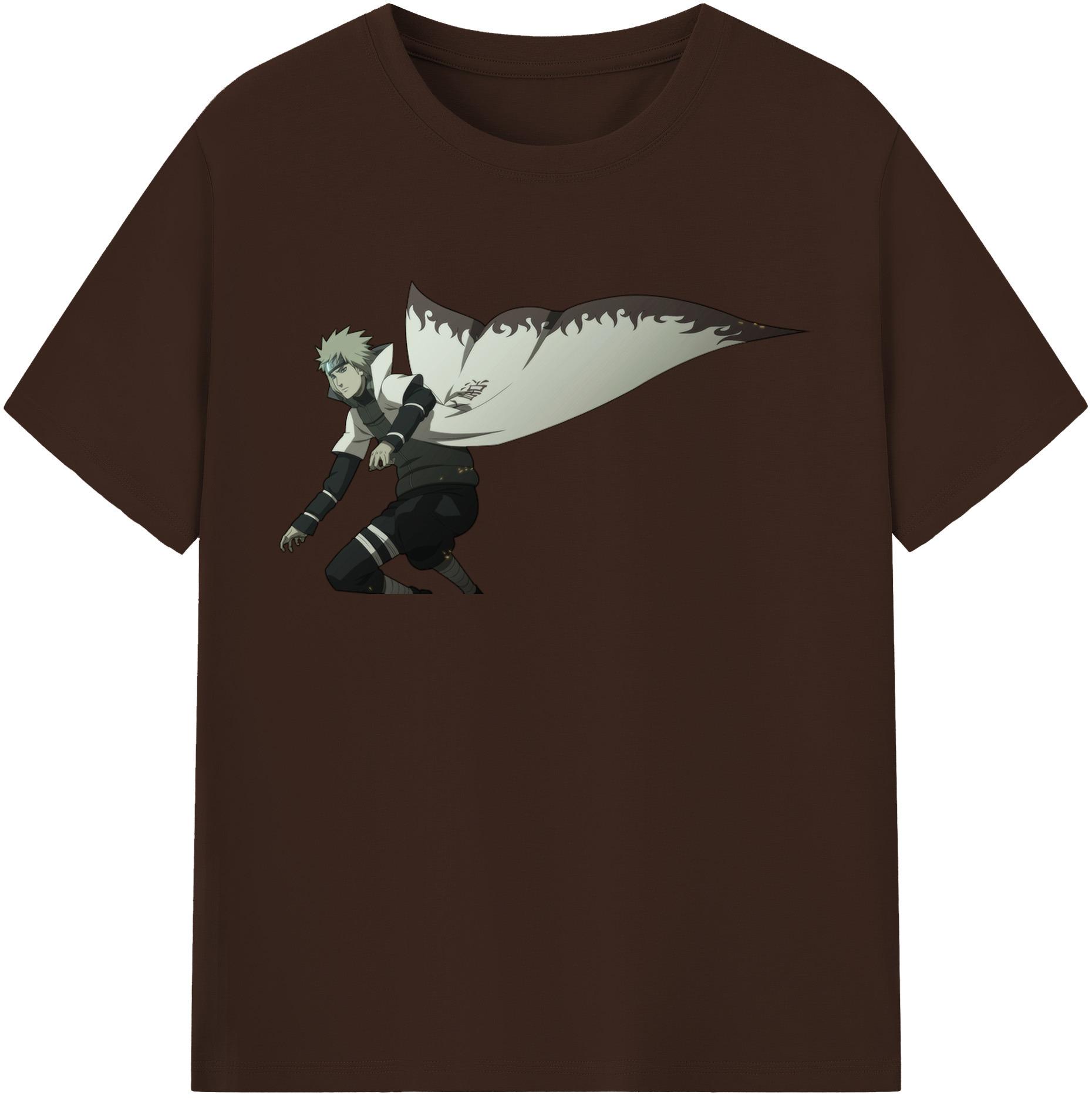 （画像用） NARUTO -ナルト- 波風 ミナト Namikaze Minato 綿100％半袖Tシャツ（フロントプリント）