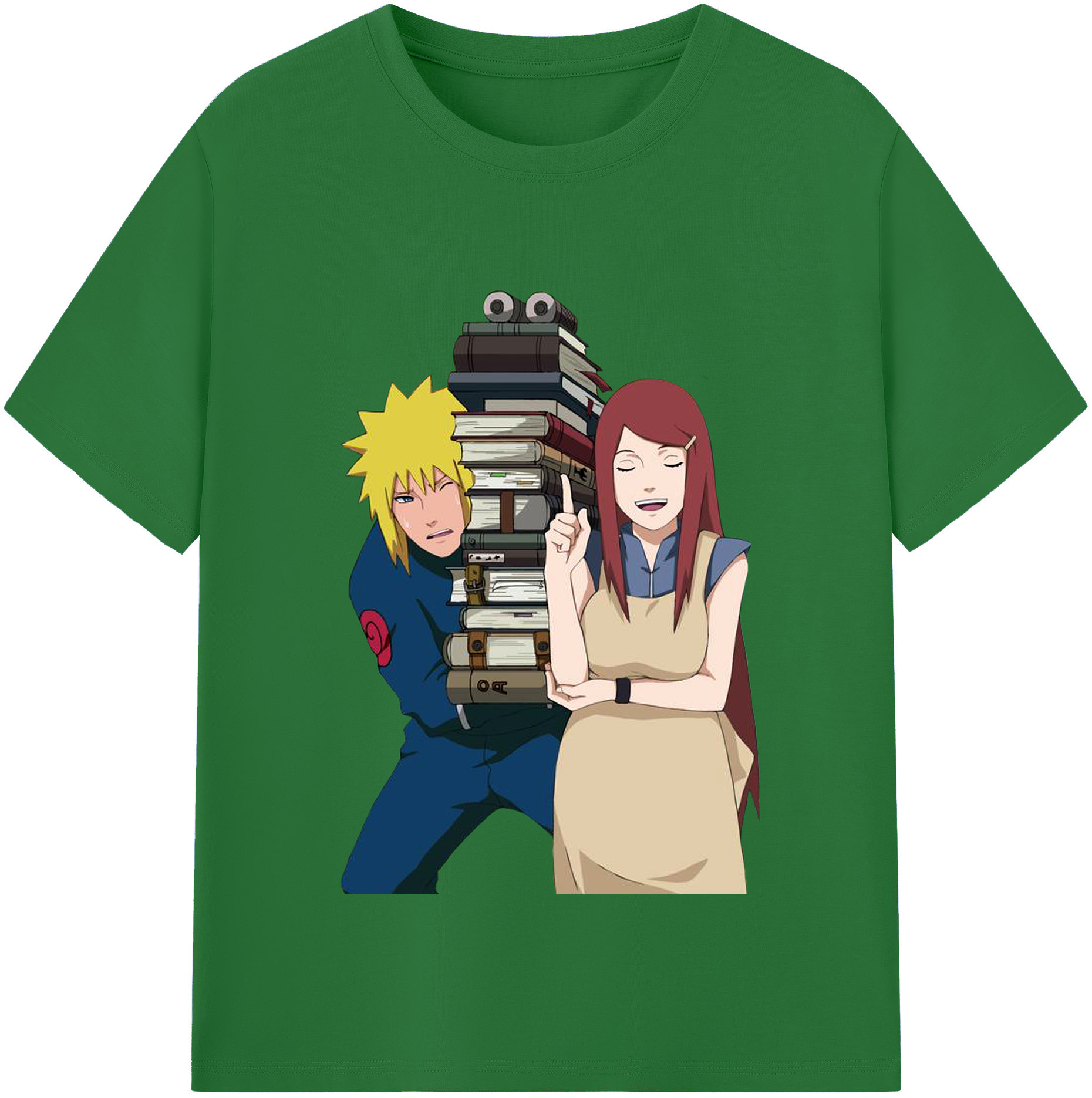 （画像用） NARUTO -ナルト- 波風 ミナト Namikaze Minato 綿100％半袖Tシャツ（フロントプリント）