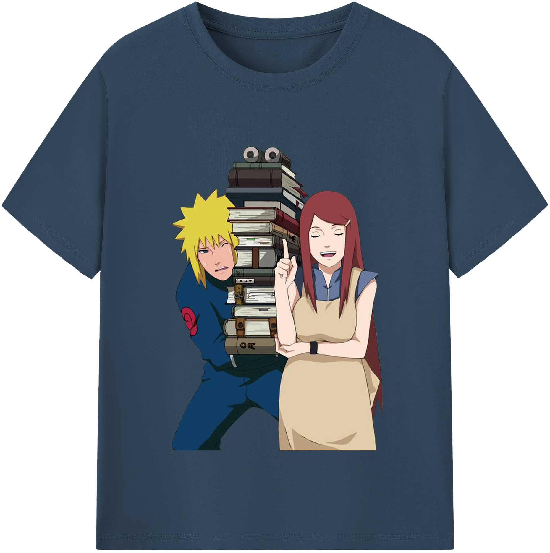 （画像用） NARUTO -ナルト- 波風 ミナト Namikaze Minato 綿100％半袖Tシャツ（フロントプリント）