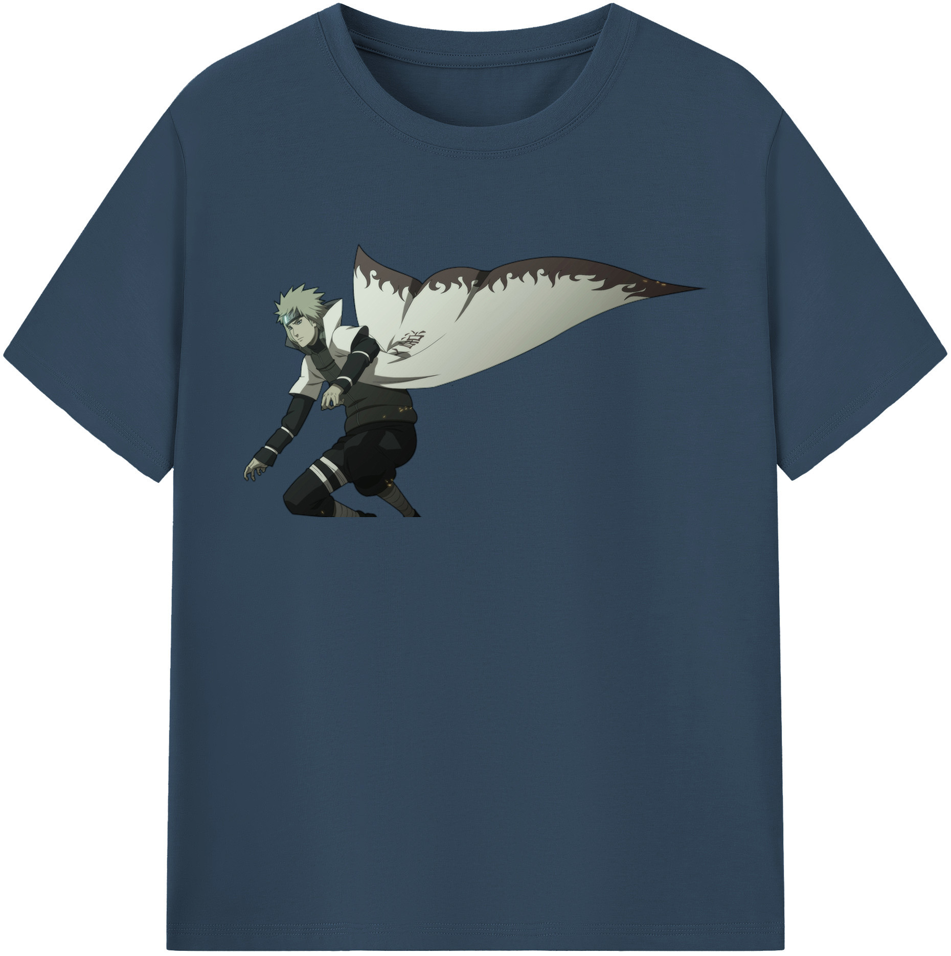 （画像用） NARUTO -ナルト- 波風 ミナト Namikaze Minato 綿100％半袖Tシャツ（フロントプリント）