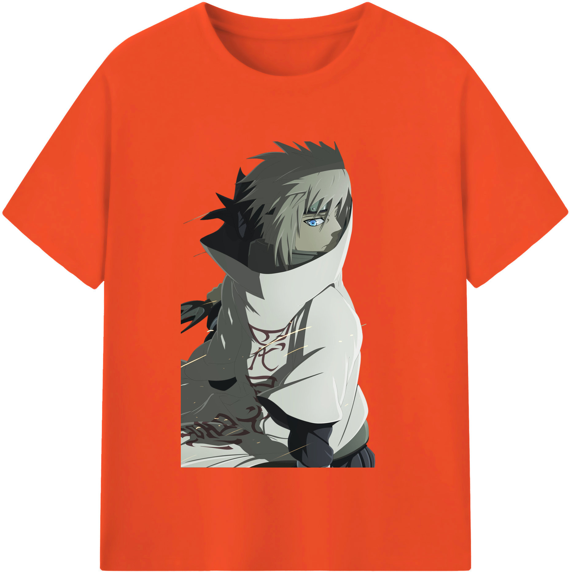 （画像用） NARUTO -ナルト- 波風 ミナト Namikaze Minato 綿100％半袖Tシャツ（フロントプリント）
