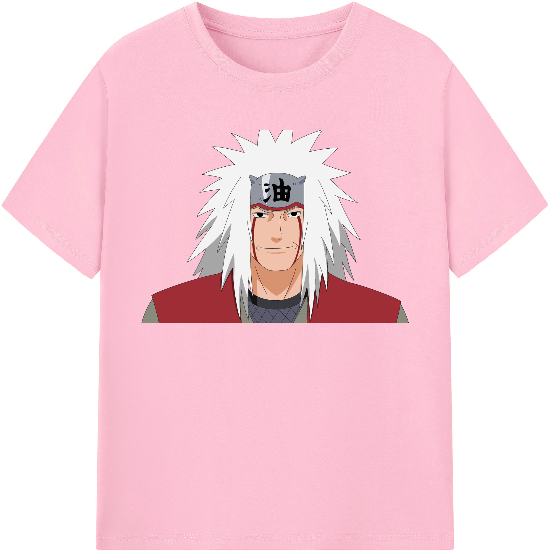（画像用） NARUTO -ナルト- 自来也（じらいや） Jiraiya 綿100％半袖Tシャツ（フロントプリント）