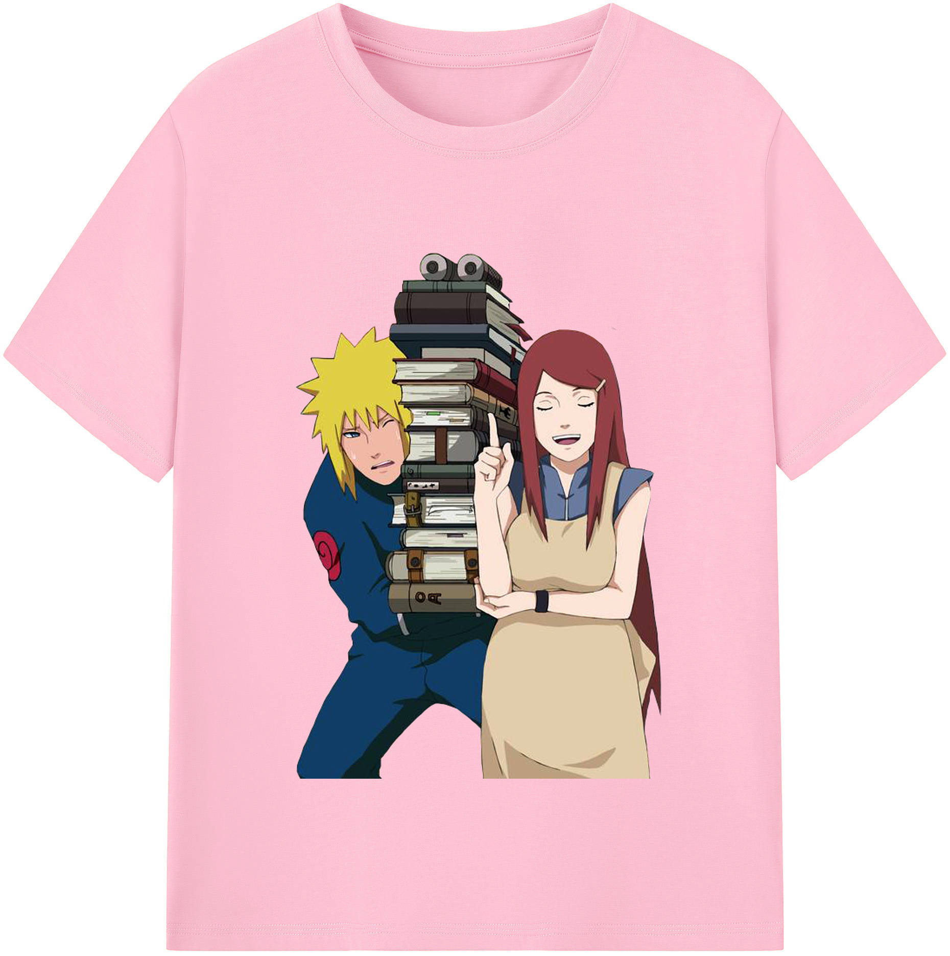 （画像用） NARUTO -ナルト- 波風 ミナト Namikaze Minato 綿100％半袖Tシャツ（フロントプリント）