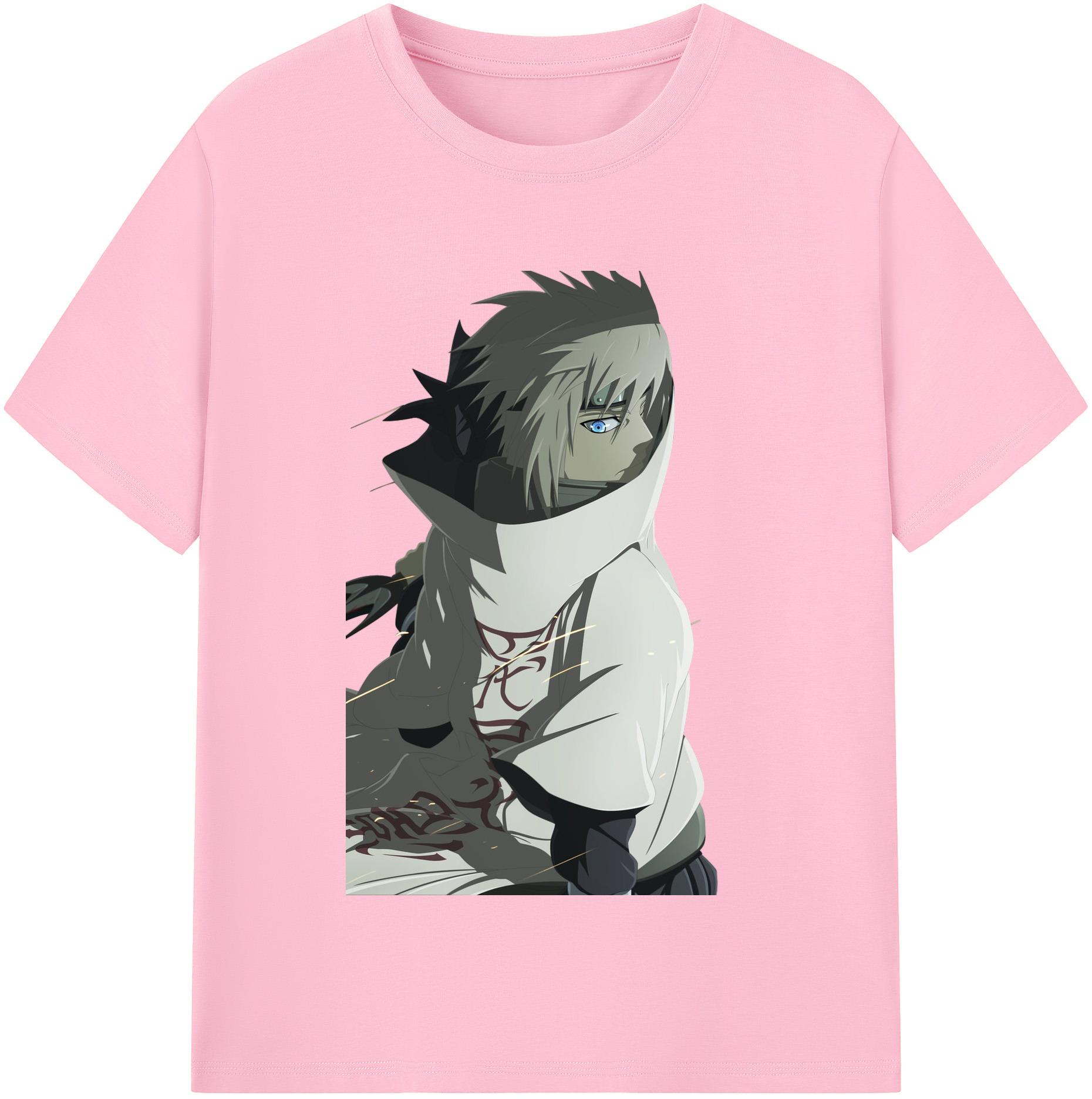 （画像用） NARUTO -ナルト- 波風 ミナト Namikaze Minato 綿100％半袖Tシャツ（フロントプリント）