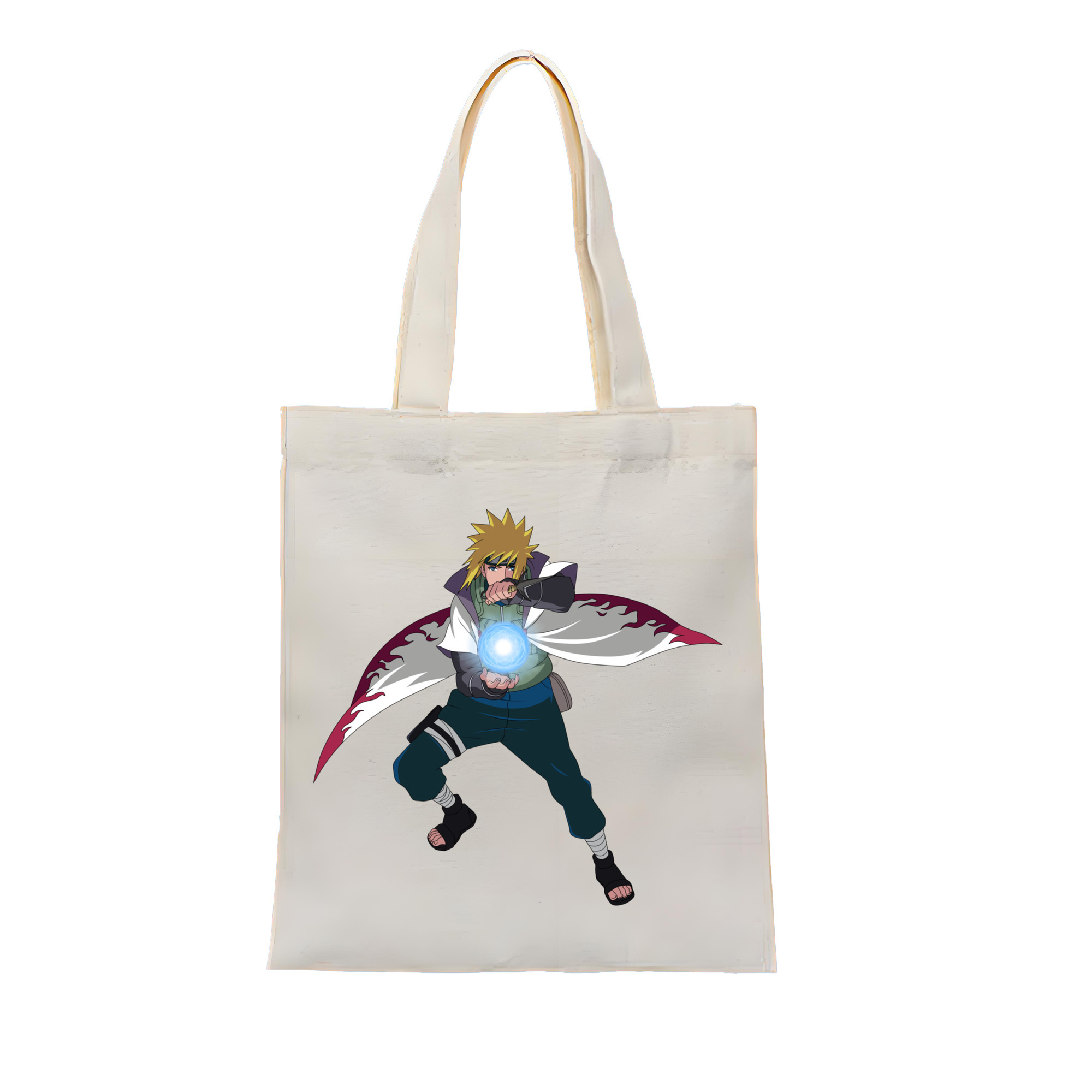 （画像用） NARUTO -ナルト- 波風 ミナト Namikaze Minato 縦型キャンバス生地手提げバッグ　トートバッグ