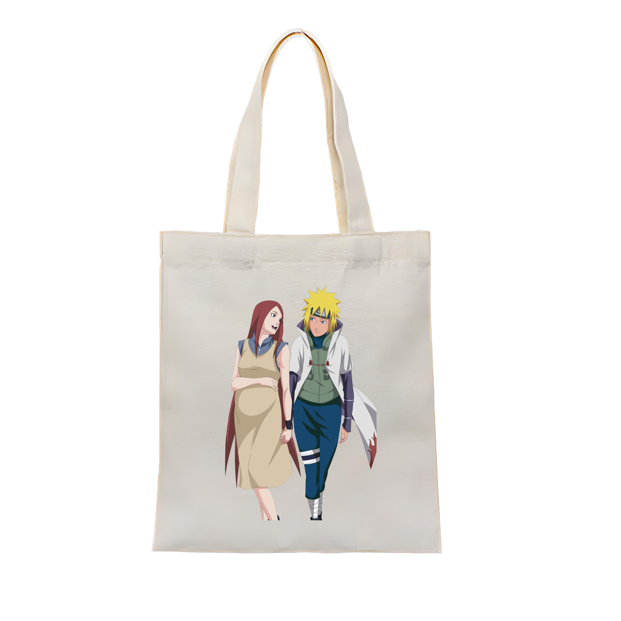 （画像用） NARUTO -ナルト- 波風 ミナト Namikaze Minato 縦型キャンバス生地手提げバッグ　トートバッグ