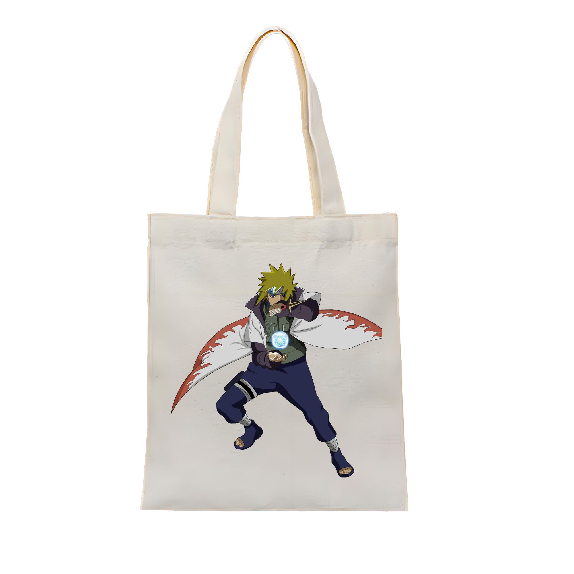 （画像用） NARUTO -ナルト- 波風 ミナト Namikaze Minato 縦型キャンバス生地手提げバッグ　トートバッグ
