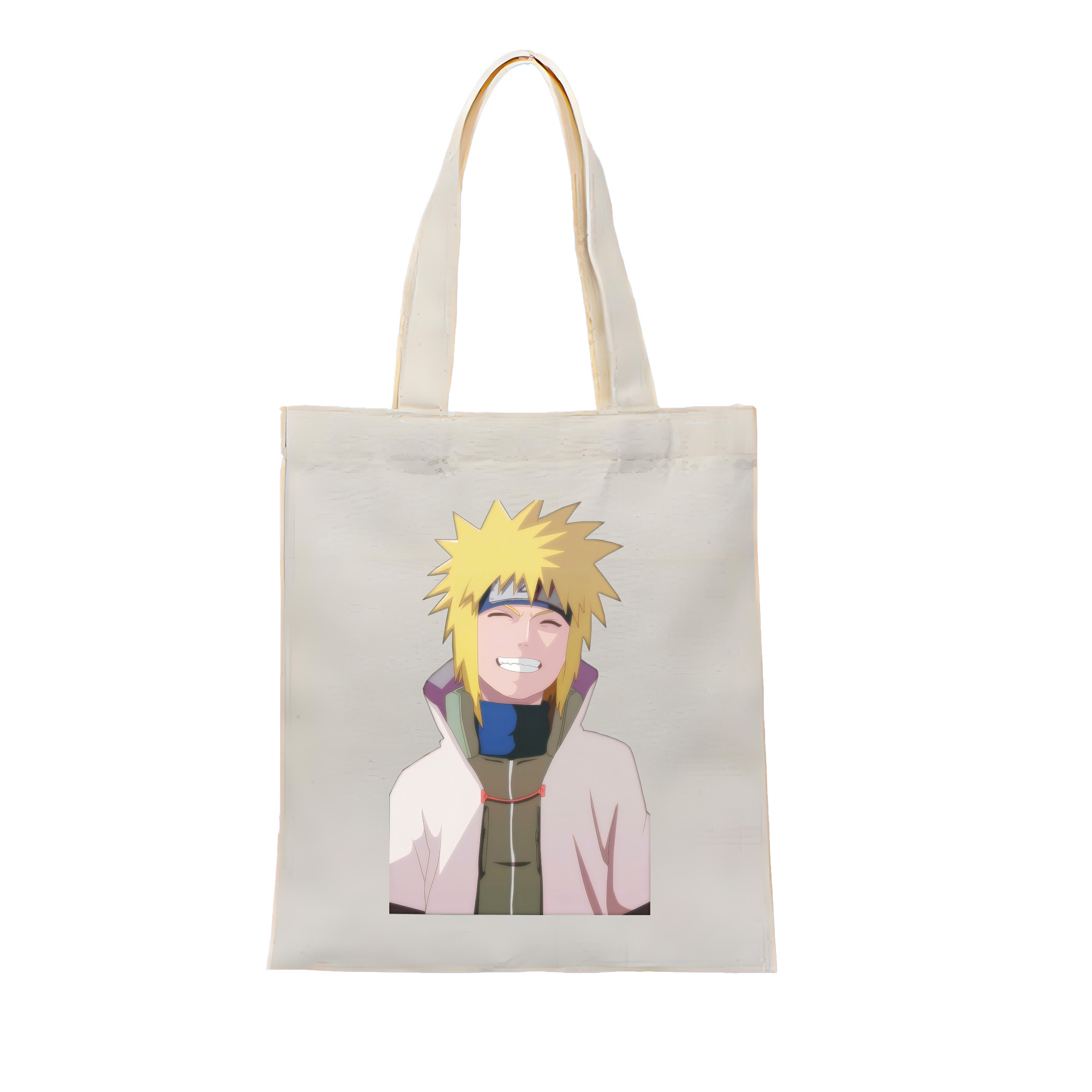 （画像用） NARUTO -ナルト- 波風 ミナト Namikaze Minato 縦型キャンバス生地手提げバッグ　トートバッグ