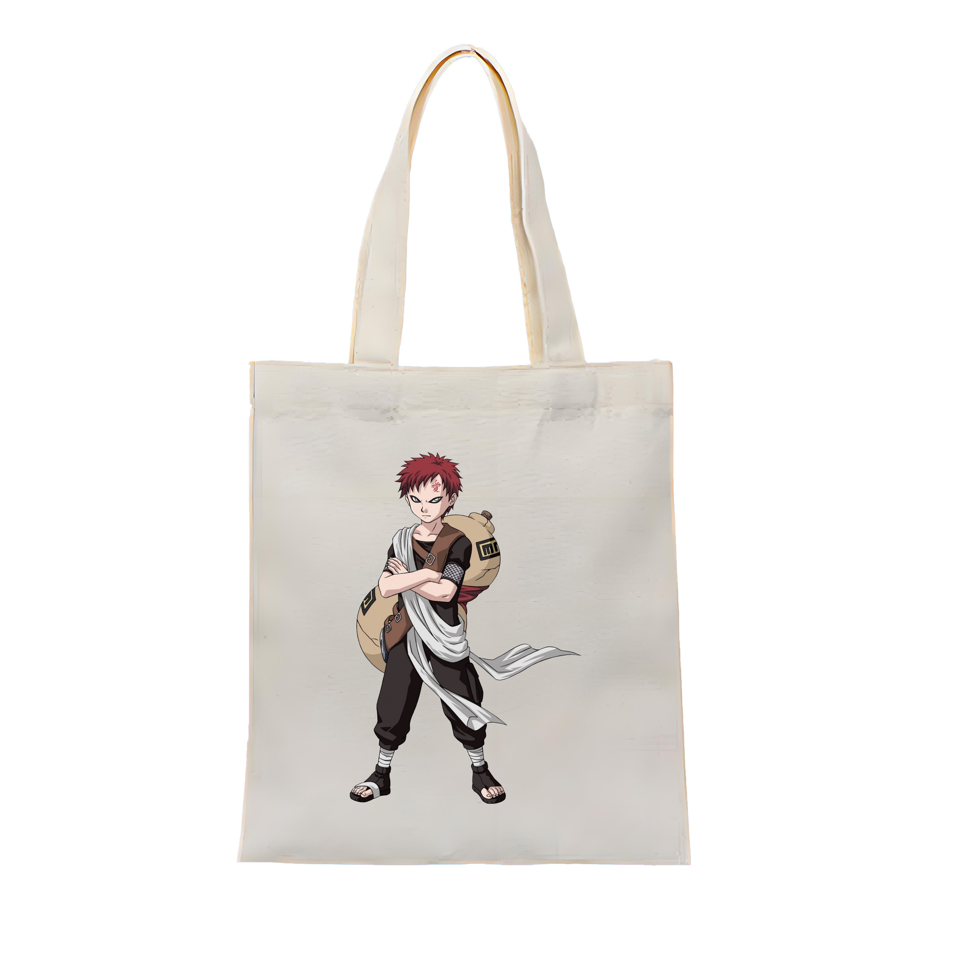 （画像用） NARUTO -ナルト- ガアラ Gaara 縦型キャンバス生地手提げバッグ　トートバッグ