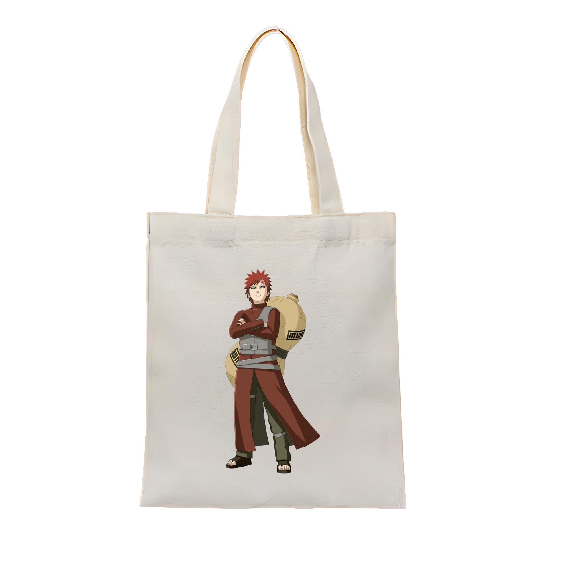 （画像用） NARUTO -ナルト- ガアラ Gaara 縦型キャンバス生地手提げバッグ　トートバッグ