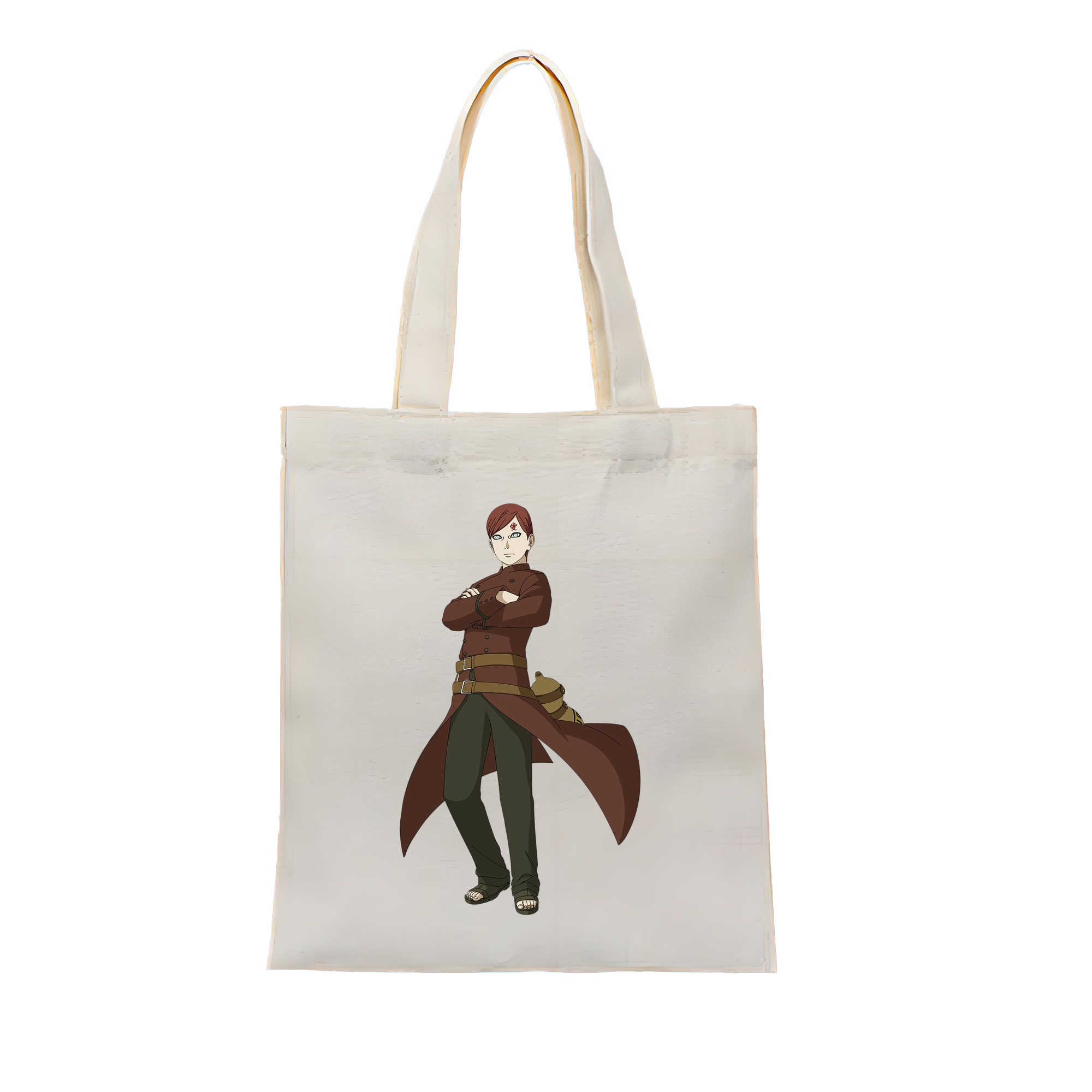 （画像用） NARUTO -ナルト- ガアラ Gaara 縦型キャンバス生地手提げバッグ　トートバッグ