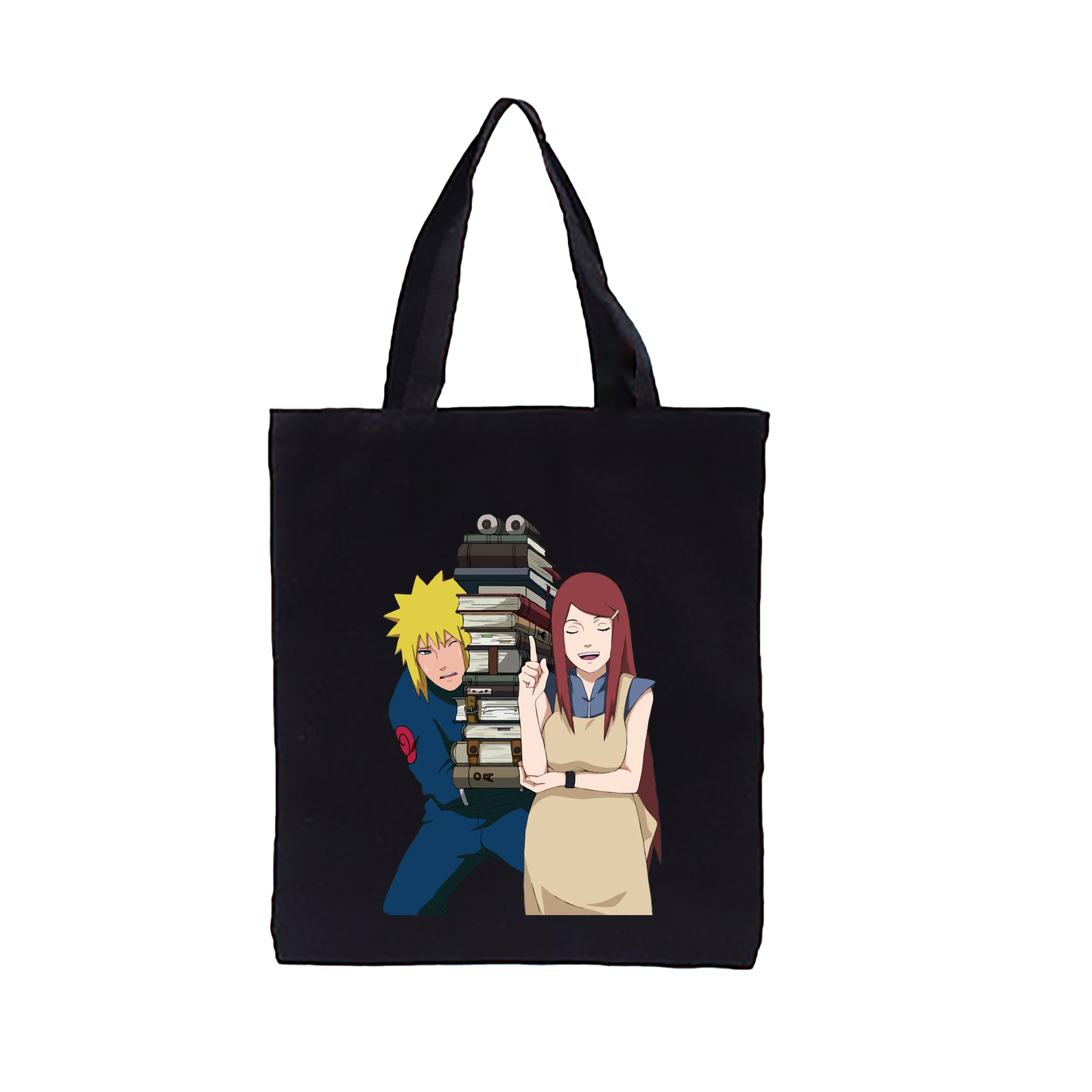 （画像用） NARUTO -ナルト- 波風 ミナト Namikaze Minato 縦型キャンバス生地手提げバッグ　トートバッグ