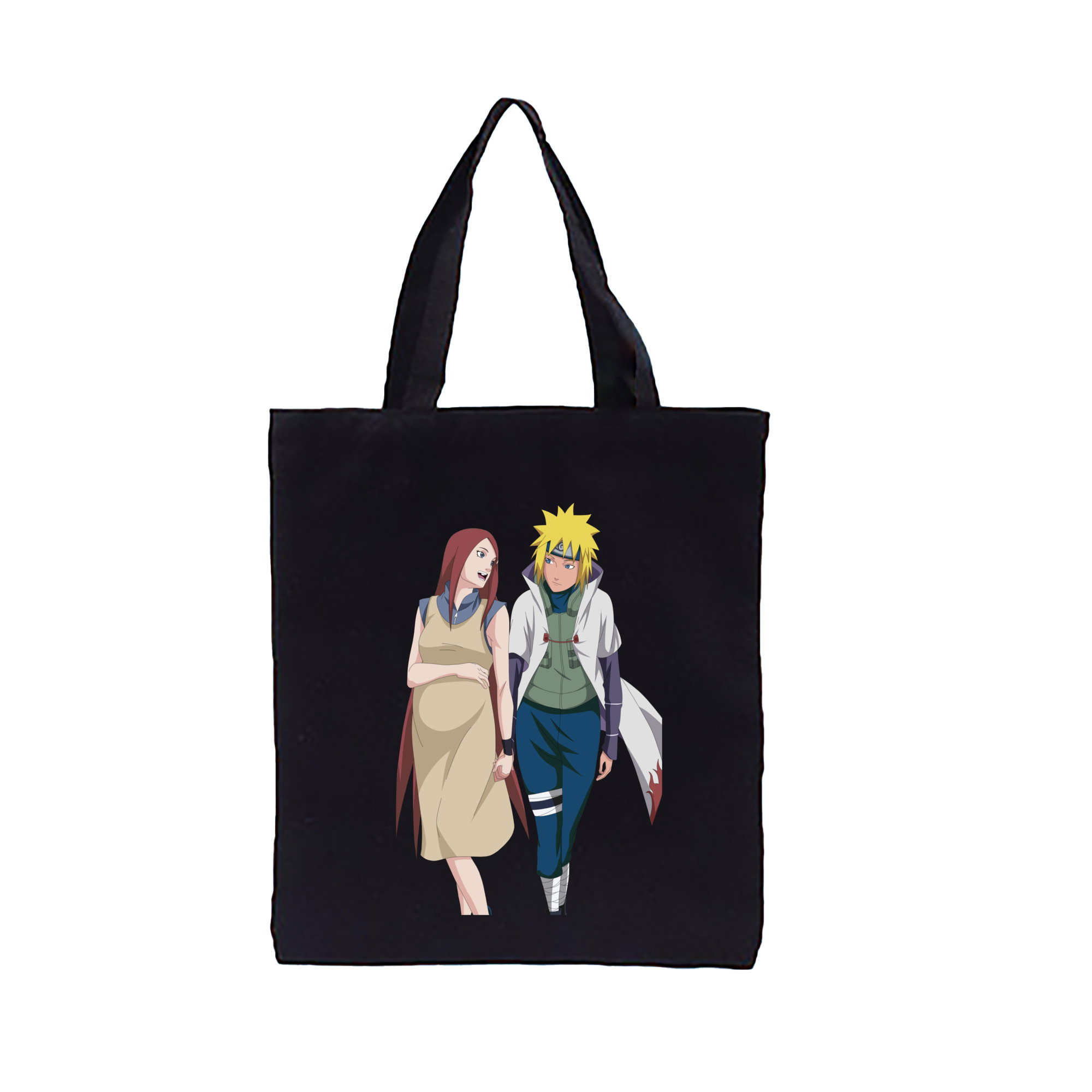 （画像用） NARUTO -ナルト- 波風 ミナト Namikaze Minato 縦型キャンバス生地手提げバッグ　トートバッグ