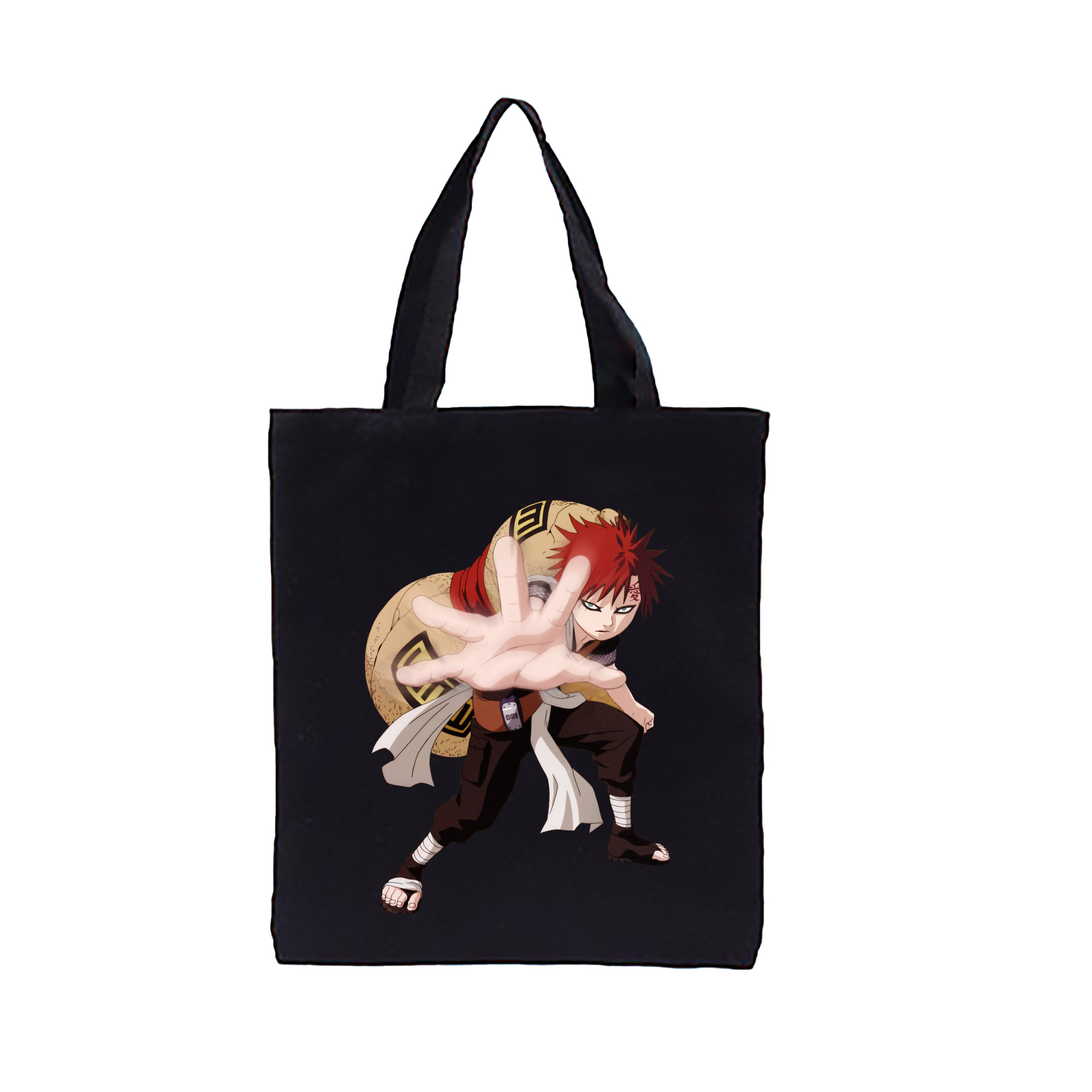（画像用） NARUTO -ナルト- ガアラ Gaara 縦型キャンバス生地手提げバッグ　トートバッグ
