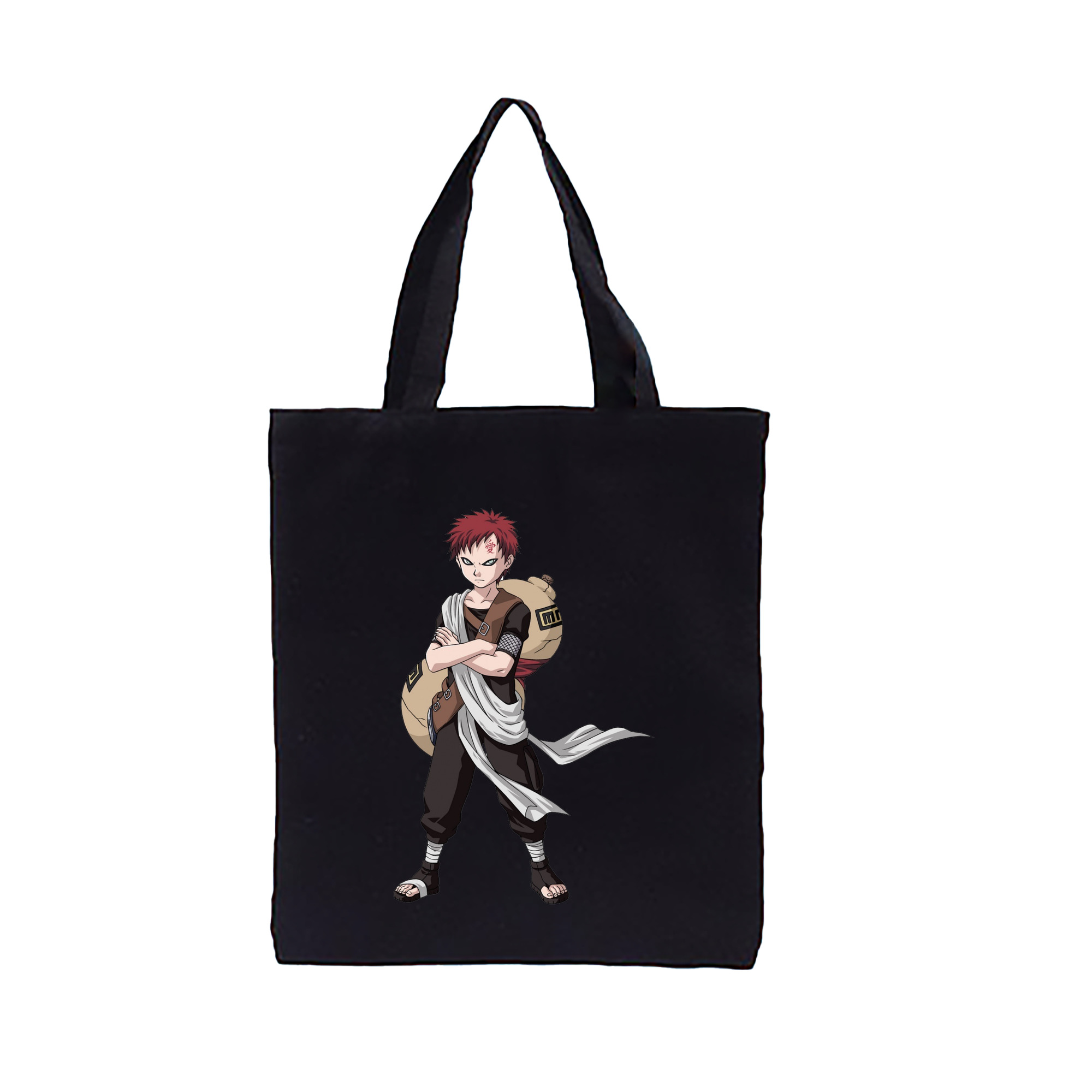 （画像用） NARUTO -ナルト- ガアラ Gaara 縦型キャンバス生地手提げバッグ　トートバッグ