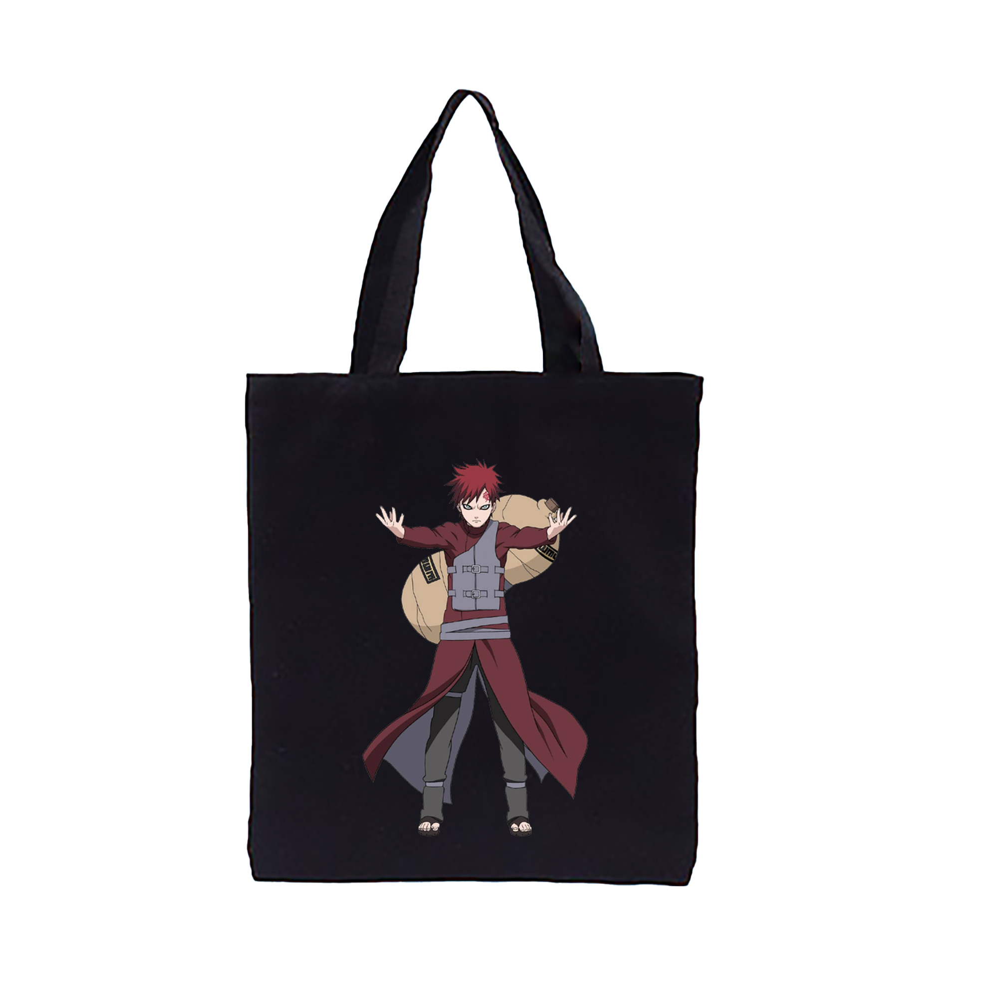 （画像用） NARUTO -ナルト- ガアラ Gaara 縦型キャンバス生地手提げバッグ　トートバッグ