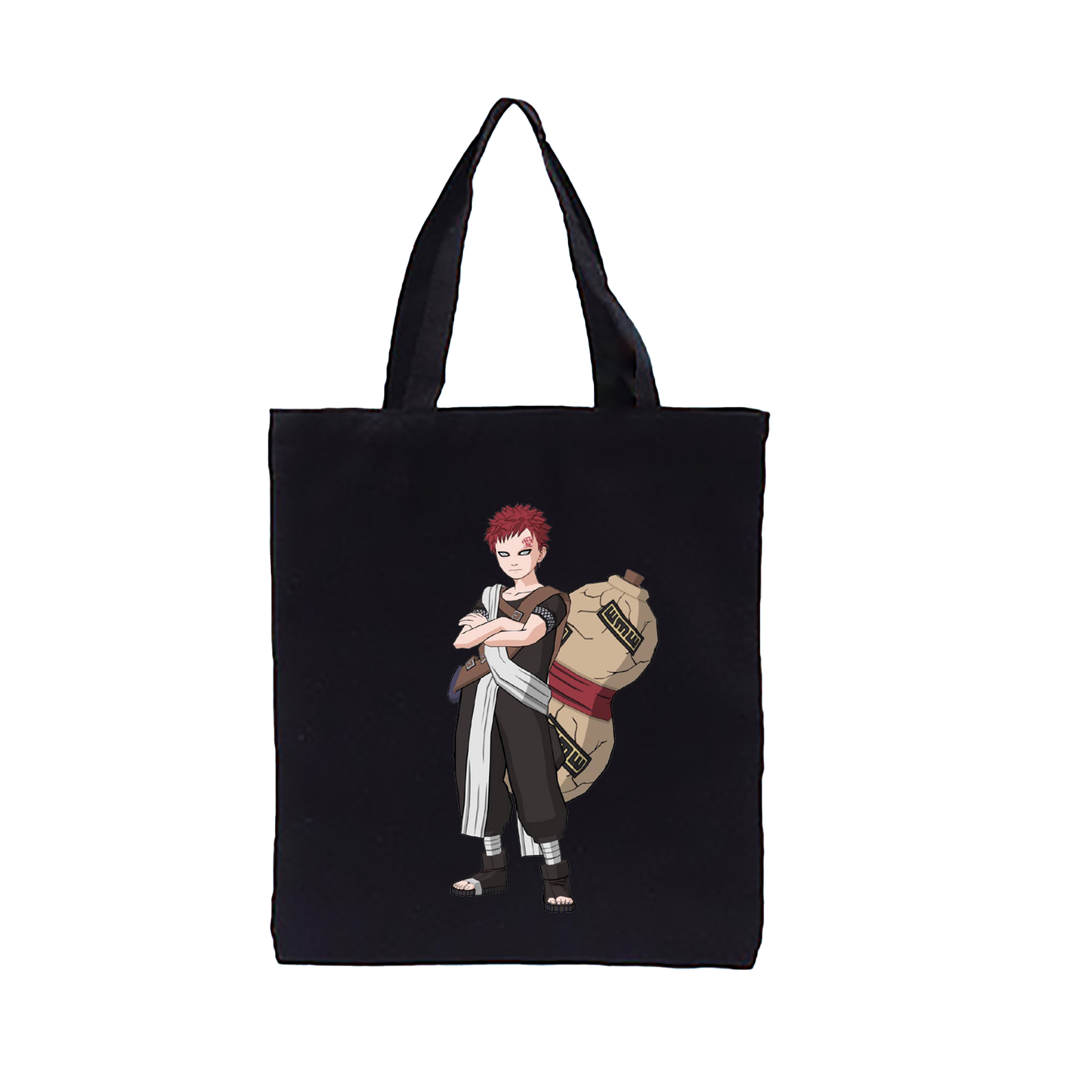 （画像用） NARUTO -ナルト- ガアラ Gaara 縦型キャンバス生地手提げバッグ　トートバッグ