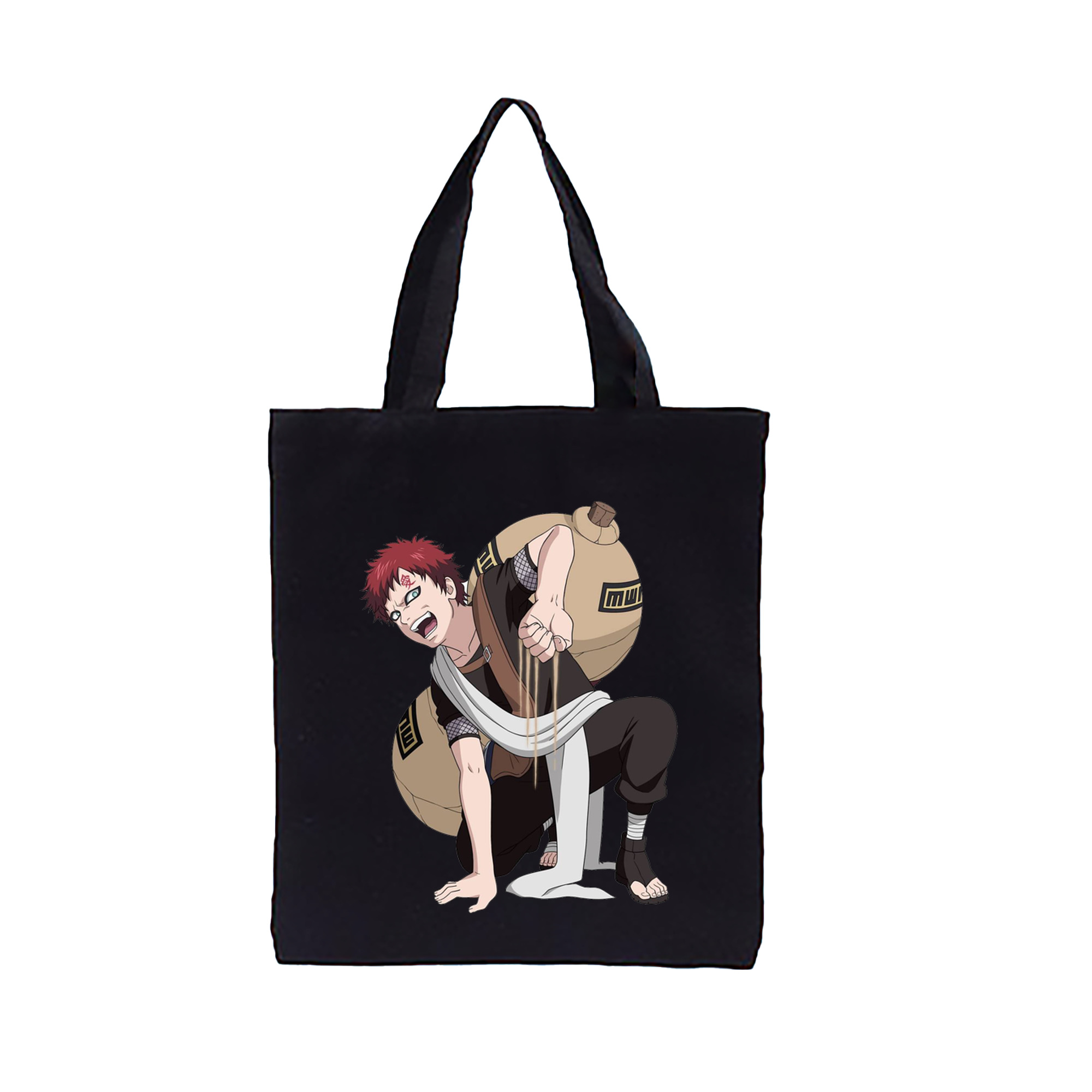（画像用） NARUTO -ナルト- ガアラ Gaara 縦型キャンバス生地手提げバッグ　トートバッグ
