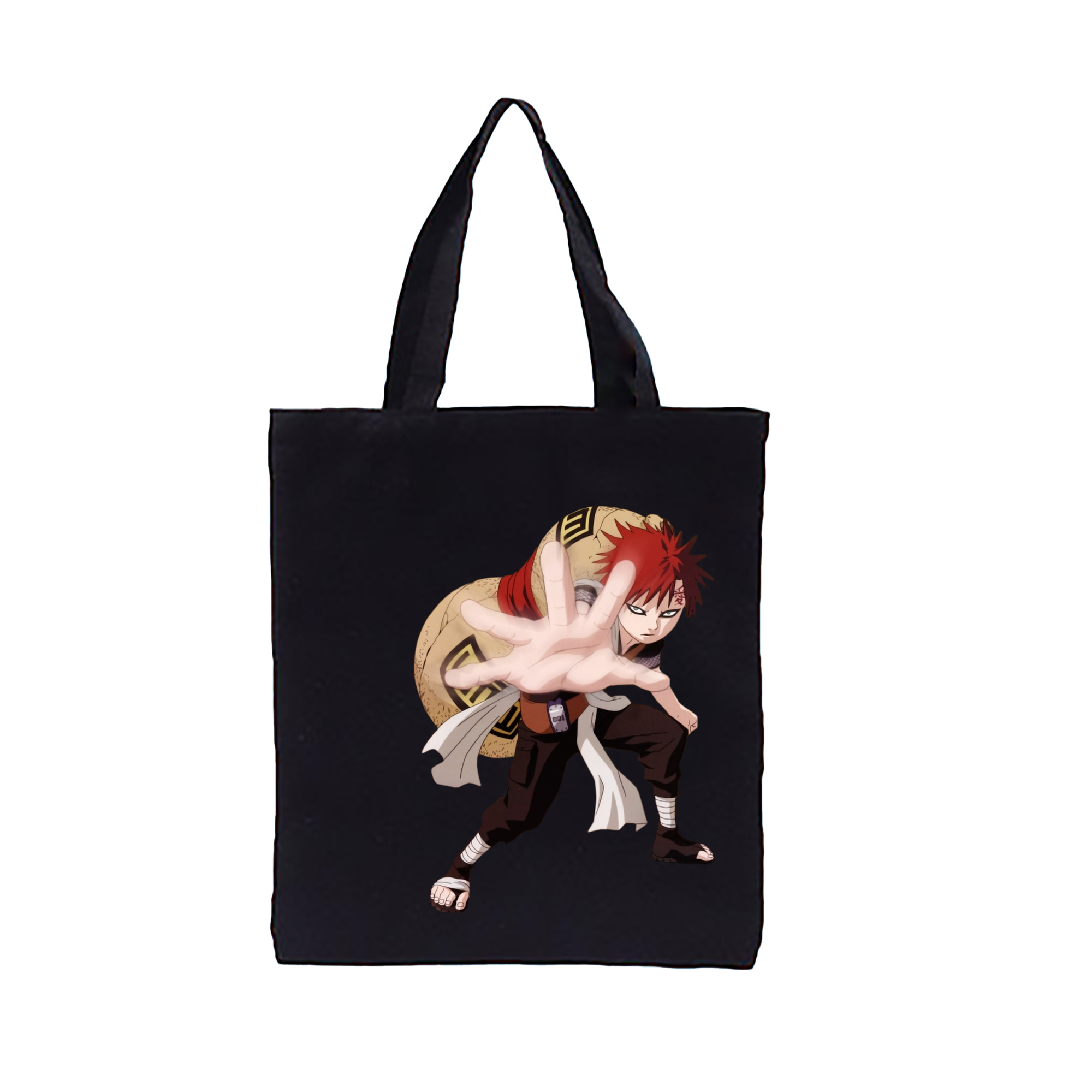 （画像用） NARUTO -ナルト- ガアラ Gaara 縦型キャンバス生地手提げバッグ　トートバッグ