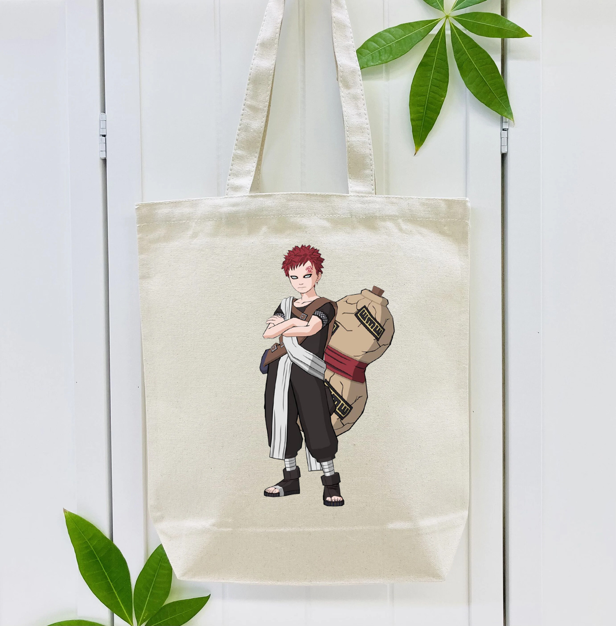 NARUTO -ナルト- ガアラ Gaara 縦型キャンバス生地手提げバッグ　トートバッグ
