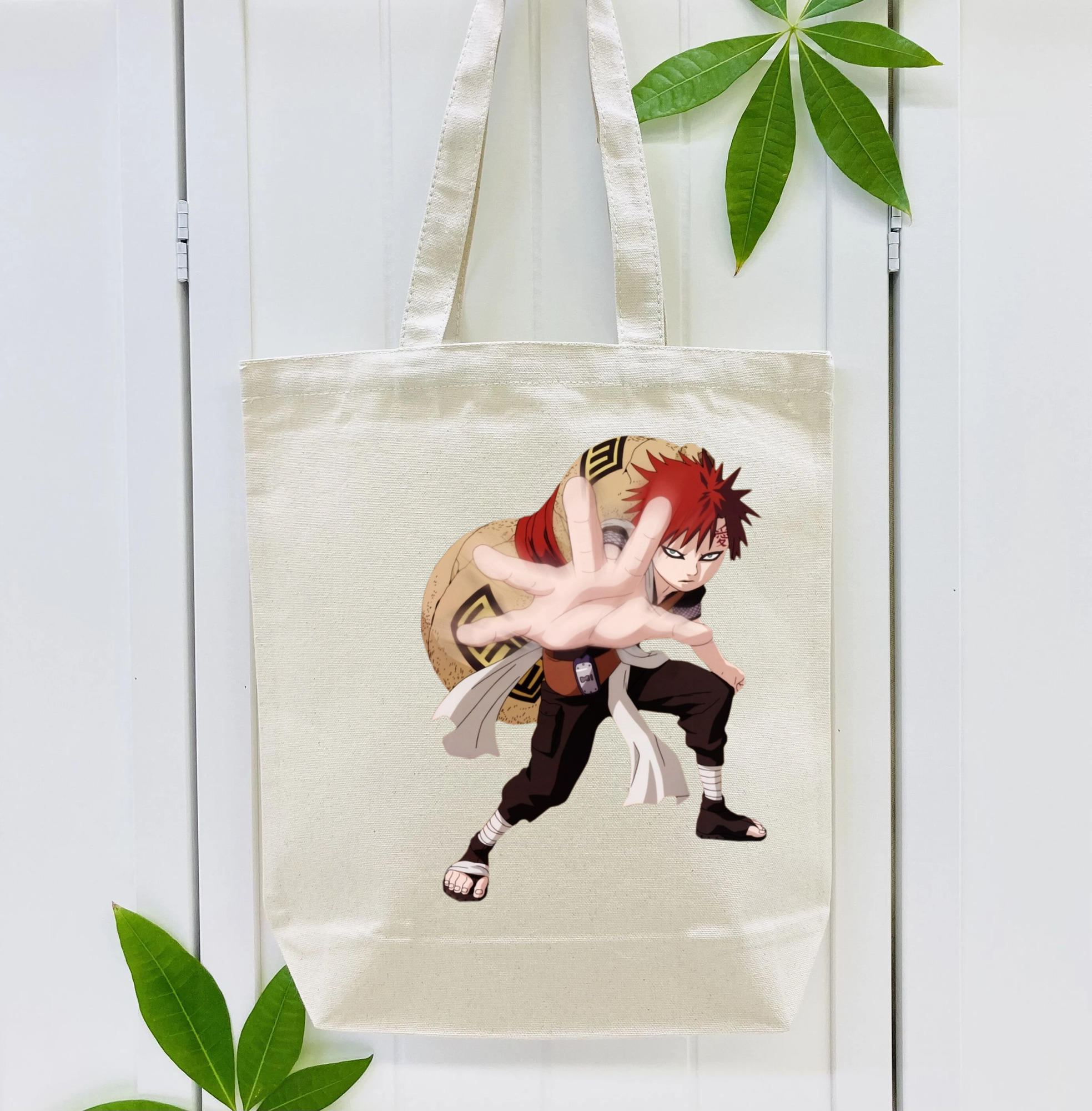 NARUTO -ナルト- ガアラ Gaara 縦型キャンバス生地手提げバッグ　トートバッグ
