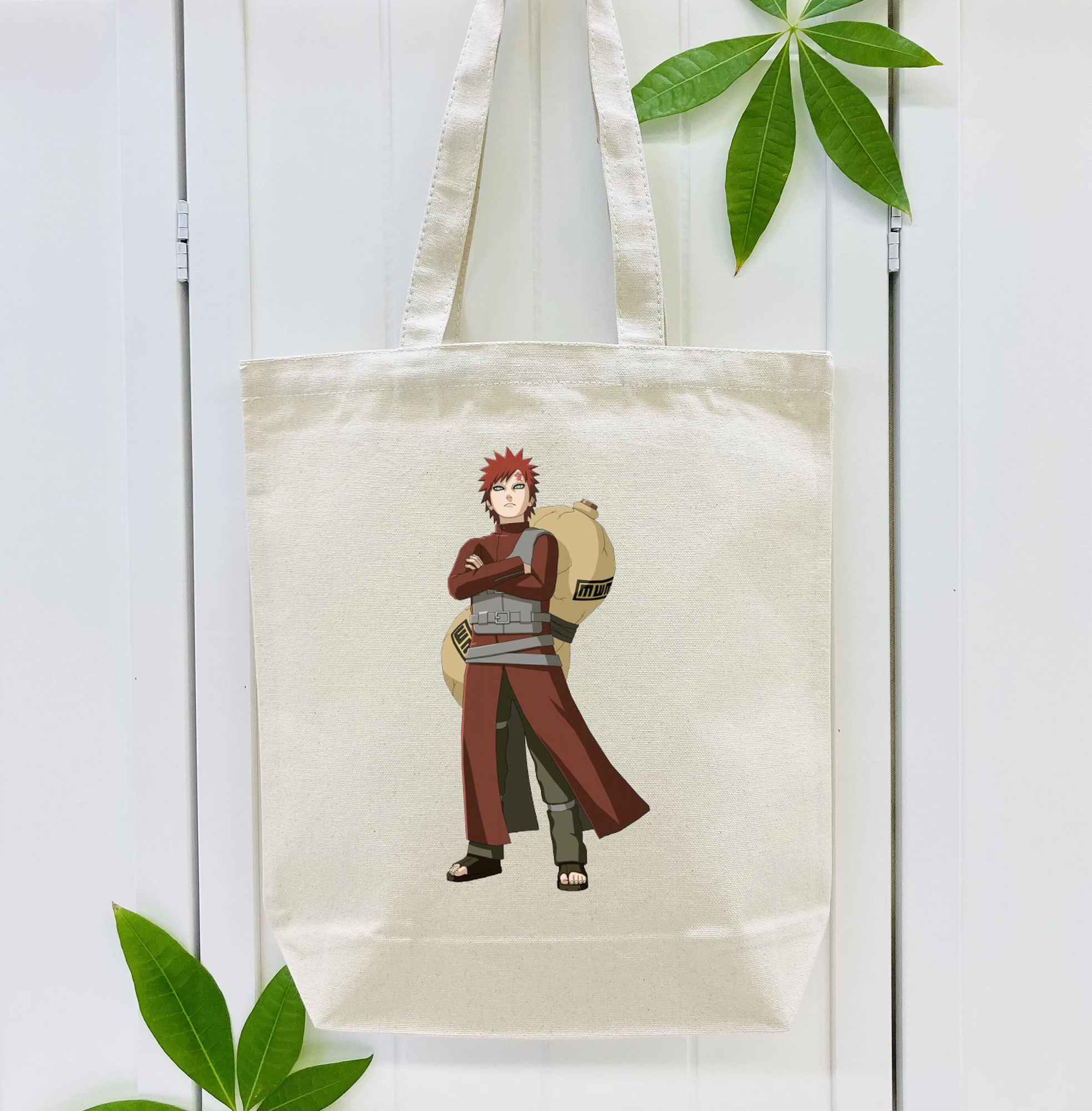 NARUTO -ナルト- ガアラ Gaara 縦型キャンバス生地手提げバッグ　トートバッグ