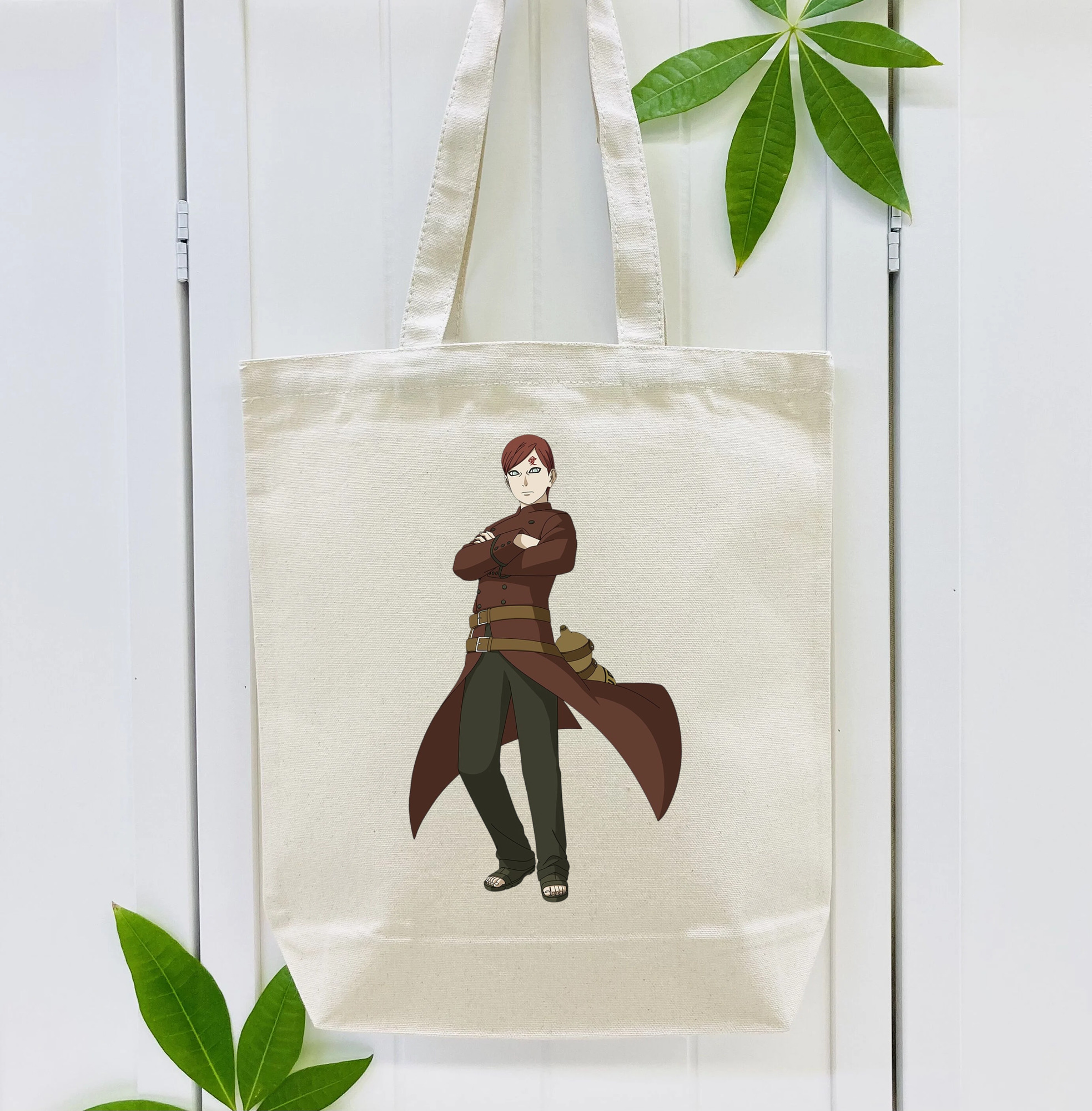 NARUTO -ナルト- ガアラ Gaara 縦型キャンバス生地手提げバッグ　トートバッグ