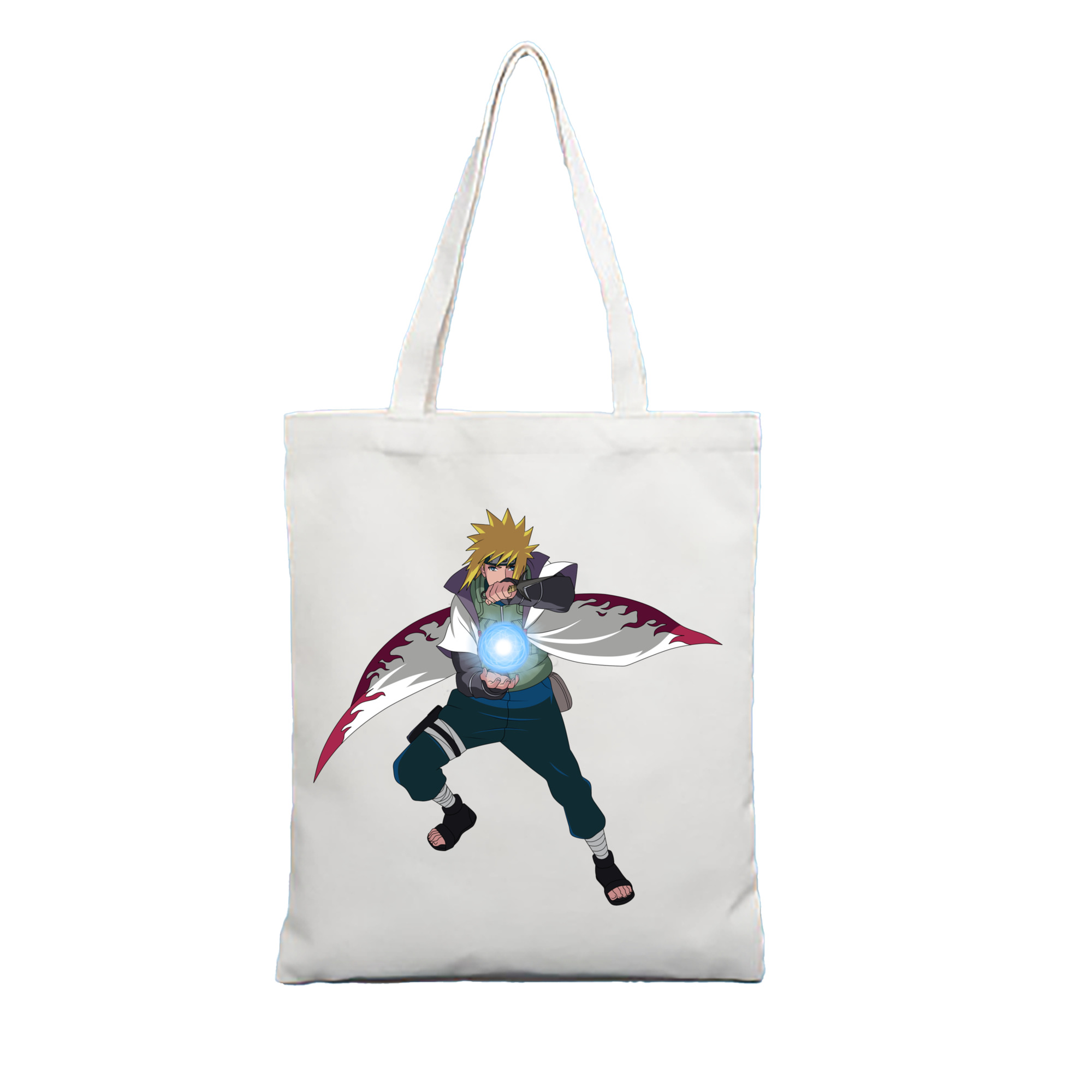 （画像用） NARUTO -ナルト- 波風 ミナト Namikaze Minato 縦型キャンバス生地手提げバッグ　トートバッグ