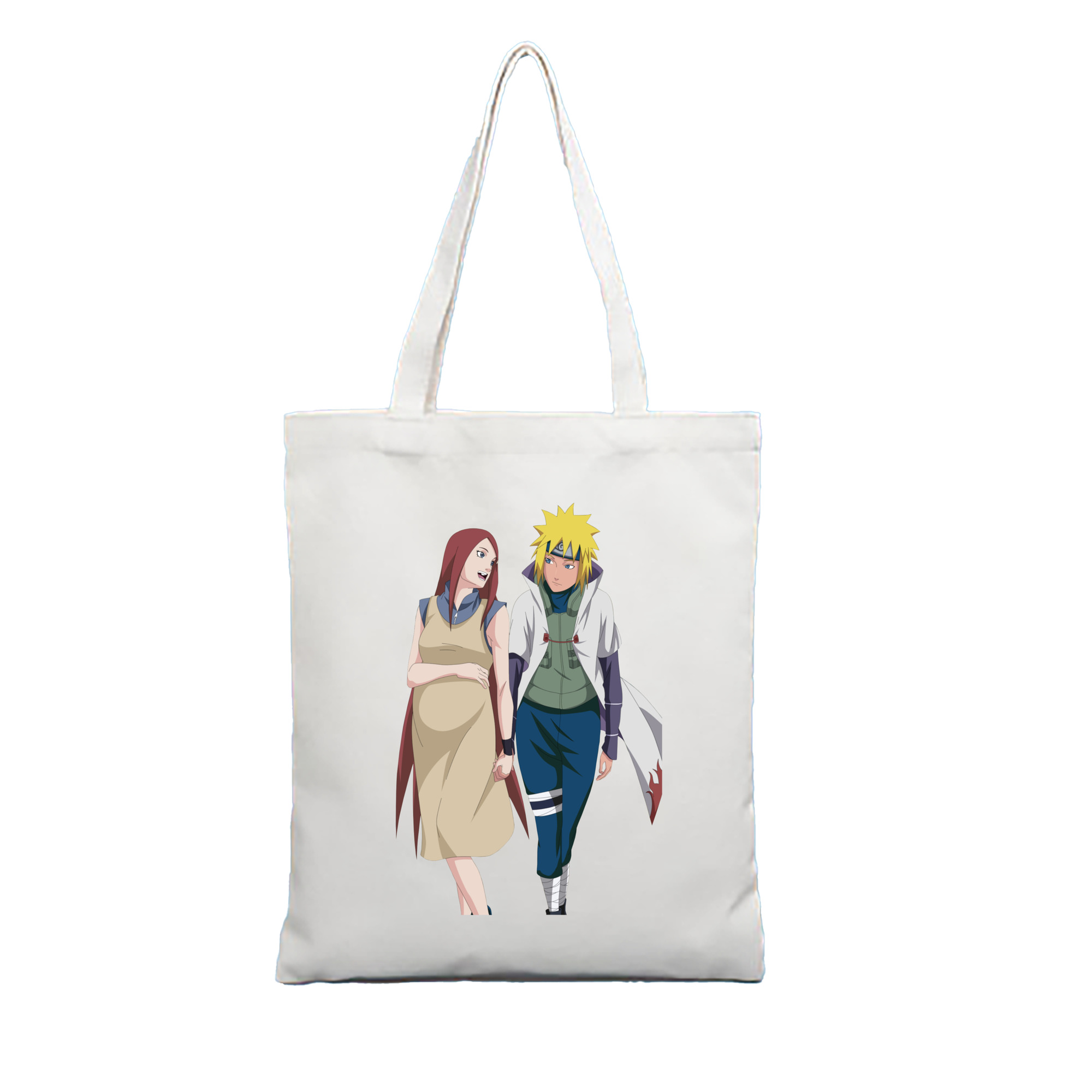 （画像用） NARUTO -ナルト- 波風 ミナト Namikaze Minato 縦型キャンバス生地手提げバッグ　トートバッグ