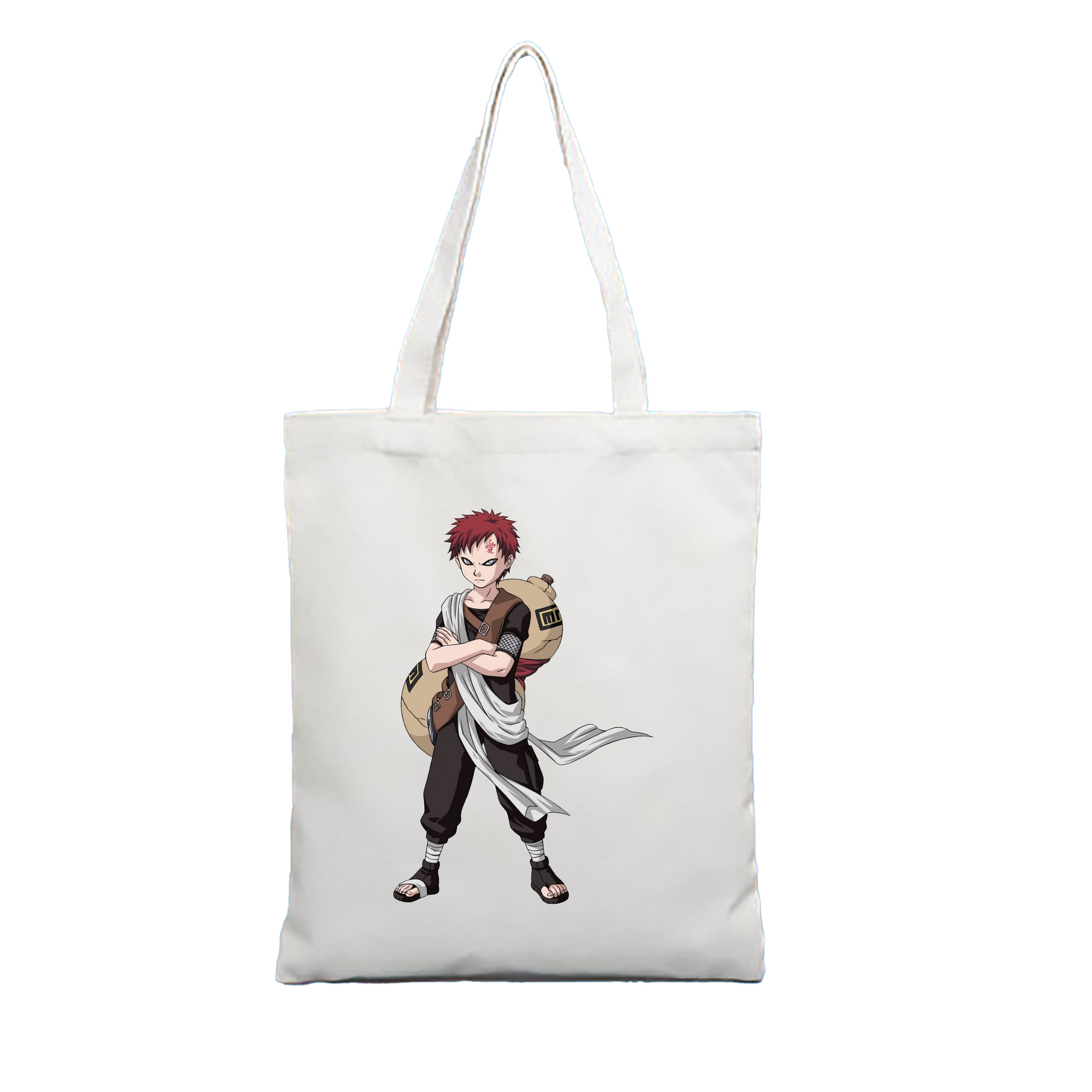 （画像用） NARUTO -ナルト- ガアラ Gaara 縦型キャンバス生地手提げバッグ　トートバッグ
