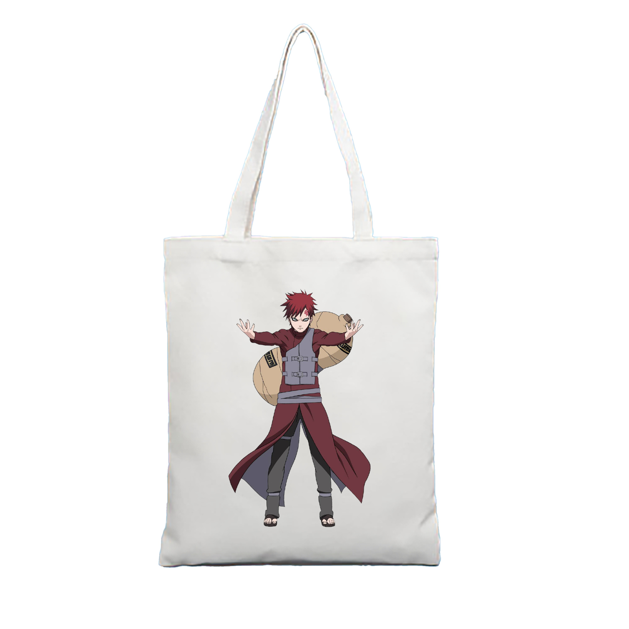 （画像用） NARUTO -ナルト- ガアラ Gaara 縦型キャンバス生地手提げバッグ　トートバッグ