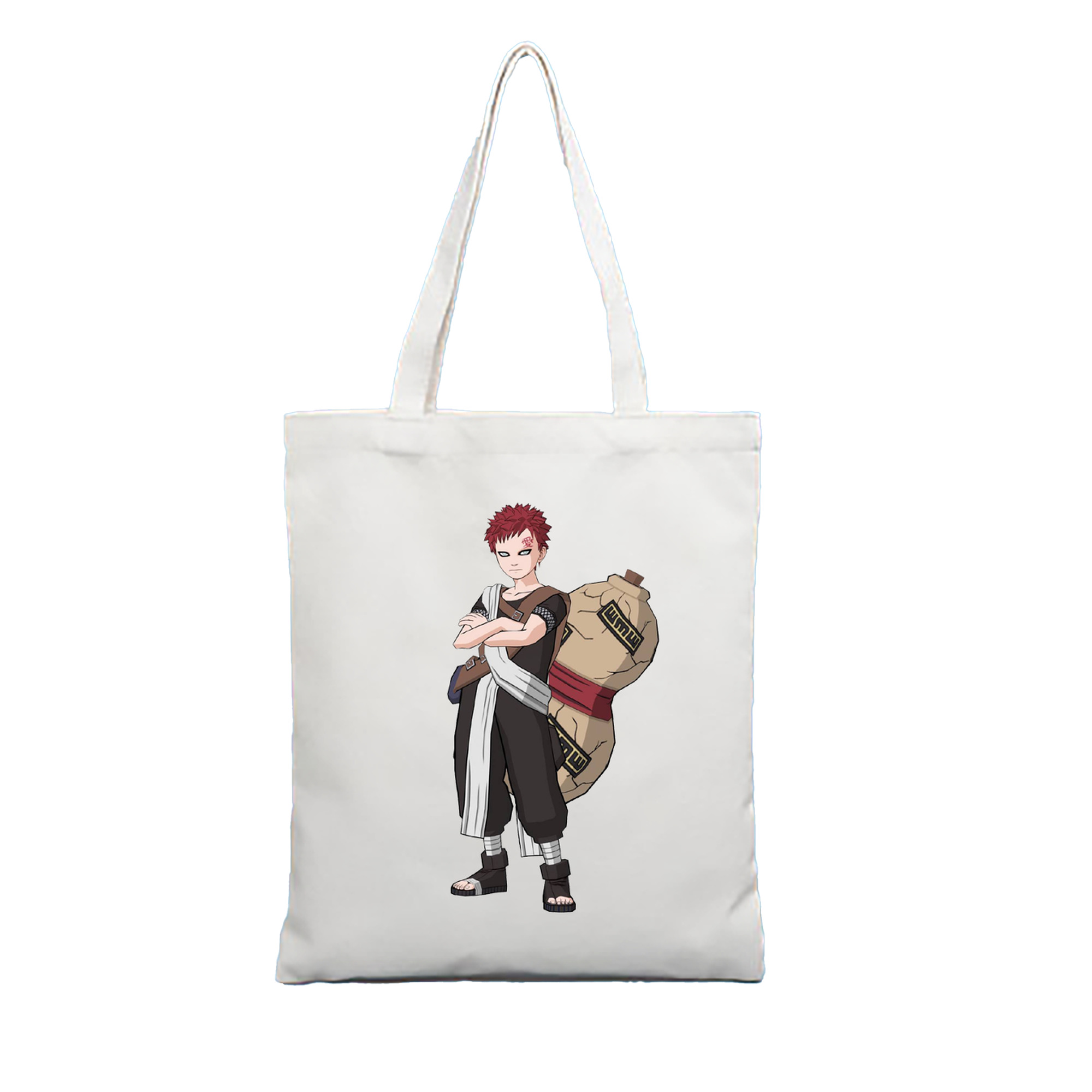 （画像用） NARUTO -ナルト- ガアラ Gaara 縦型キャンバス生地手提げバッグ　トートバッグ