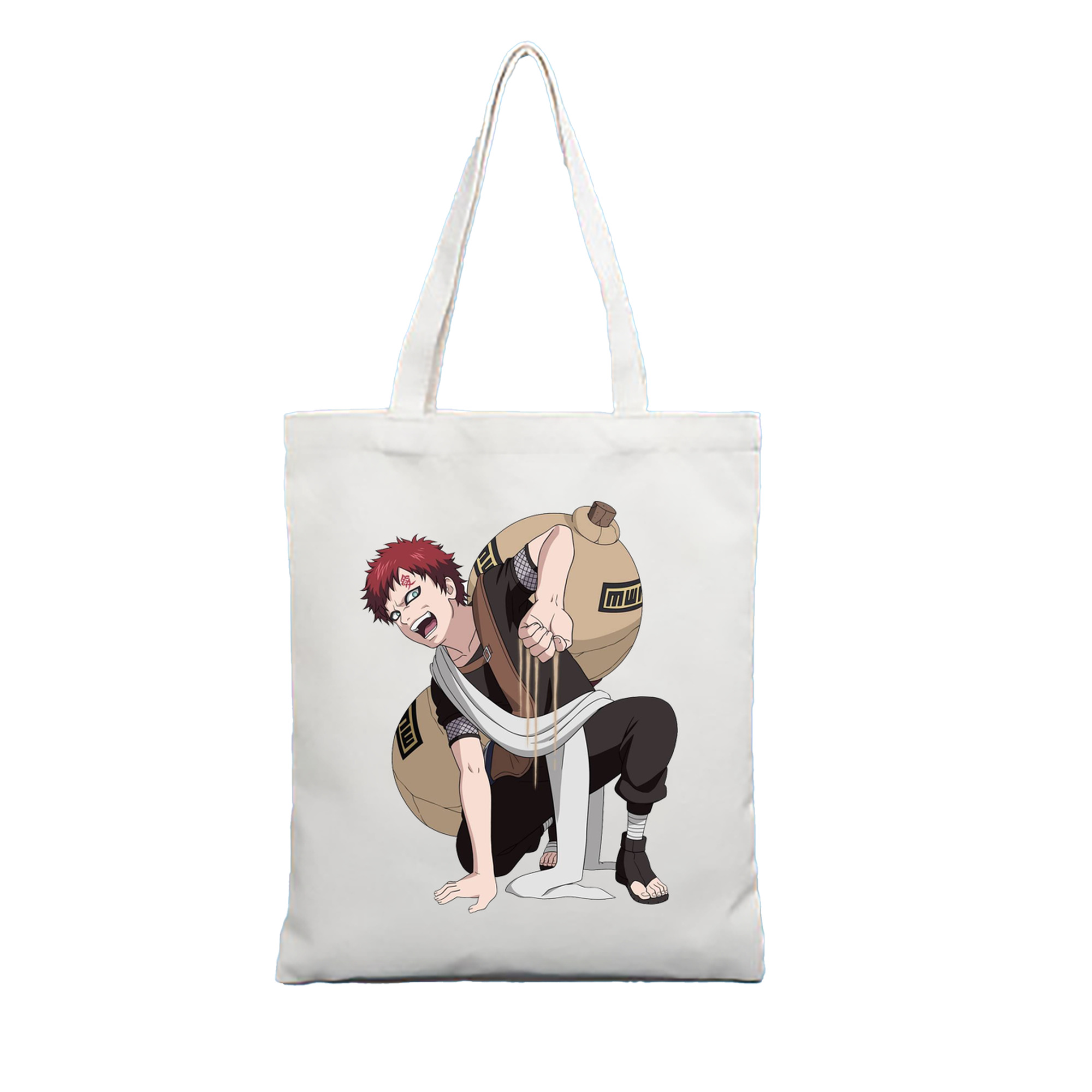 （画像用） NARUTO -ナルト- ガアラ Gaara 縦型キャンバス生地手提げバッグ　トートバッグ