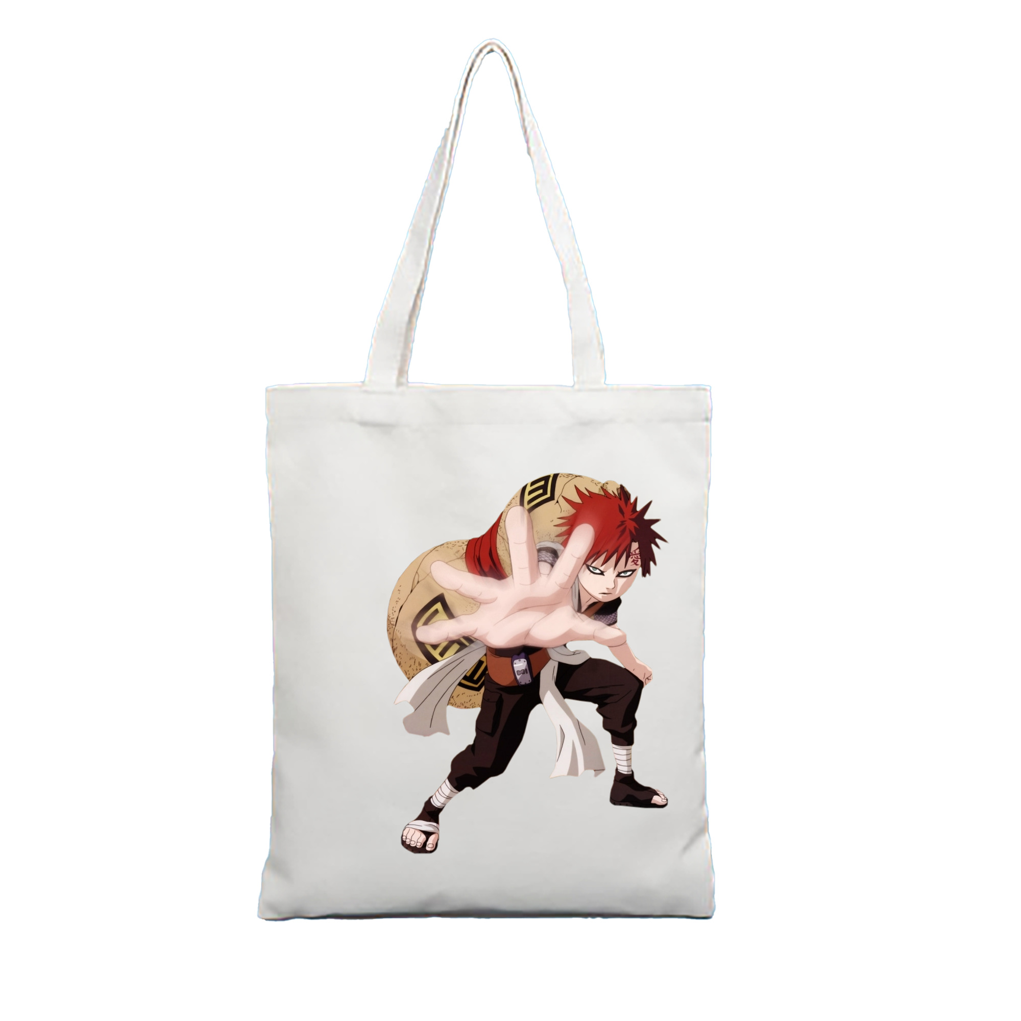（画像用） NARUTO -ナルト- ガアラ Gaara 縦型キャンバス生地手提げバッグ　トートバッグ