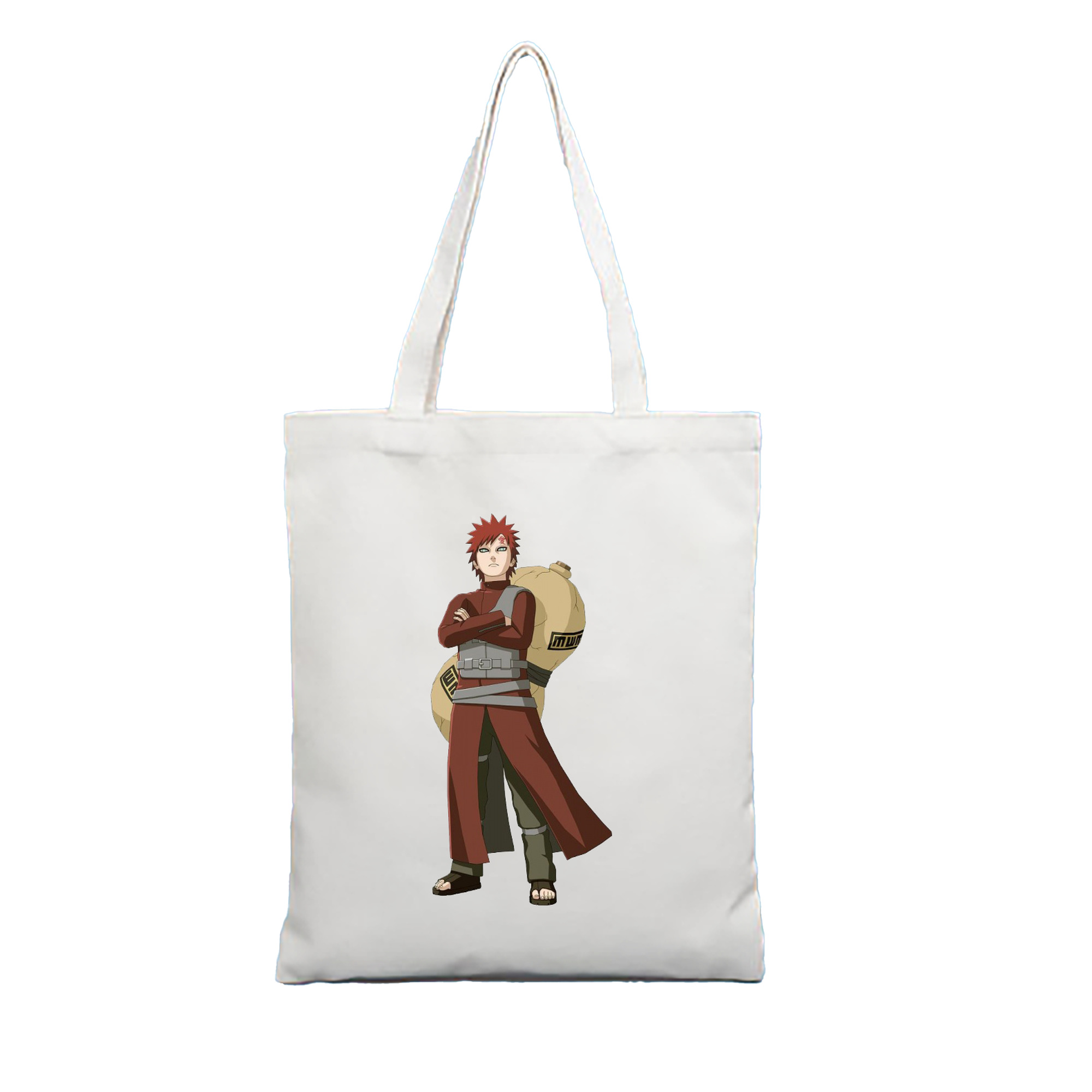 （画像用） NARUTO -ナルト- ガアラ Gaara 縦型キャンバス生地手提げバッグ　トートバッグ