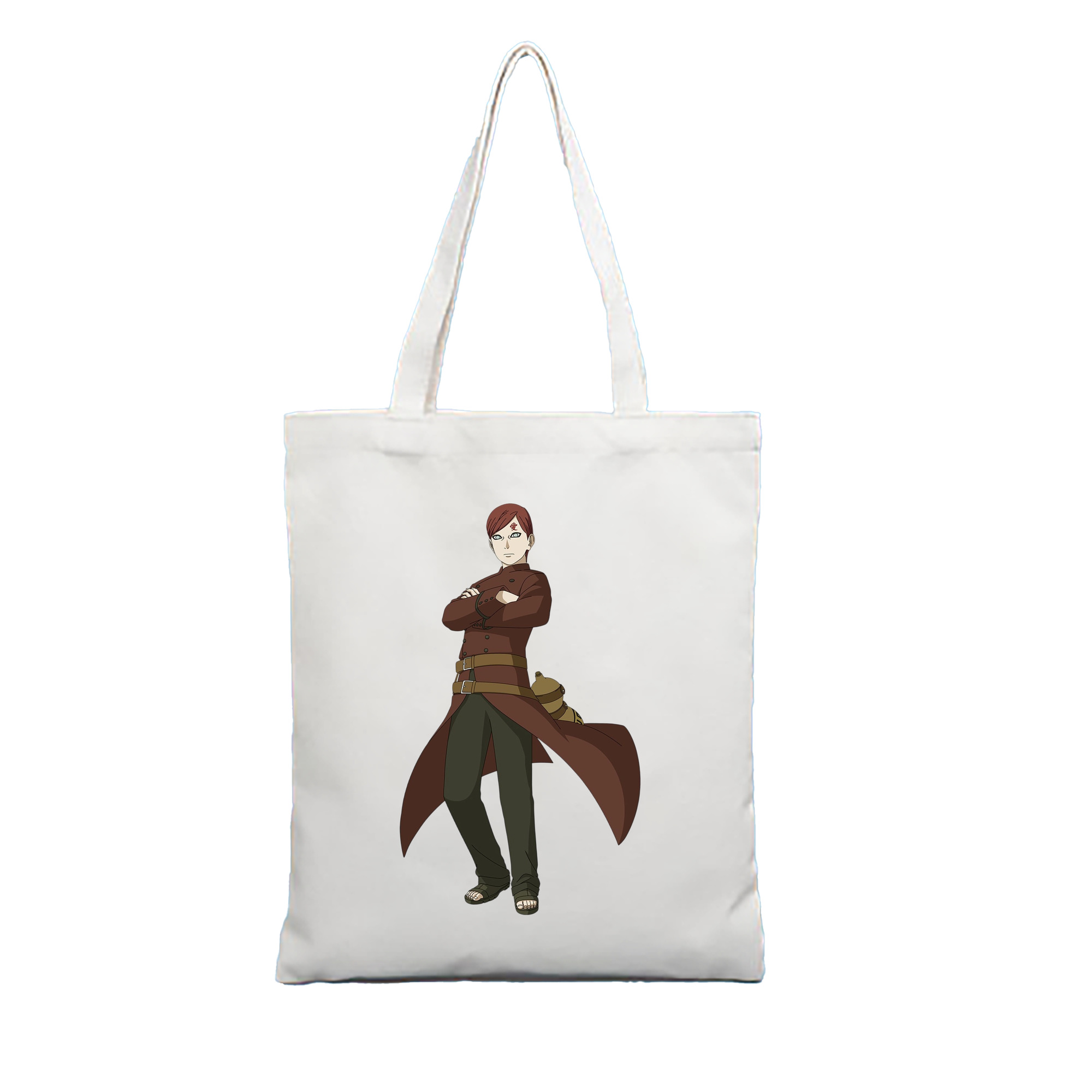（画像用） NARUTO -ナルト- ガアラ Gaara 縦型キャンバス生地手提げバッグ　トートバッグ
