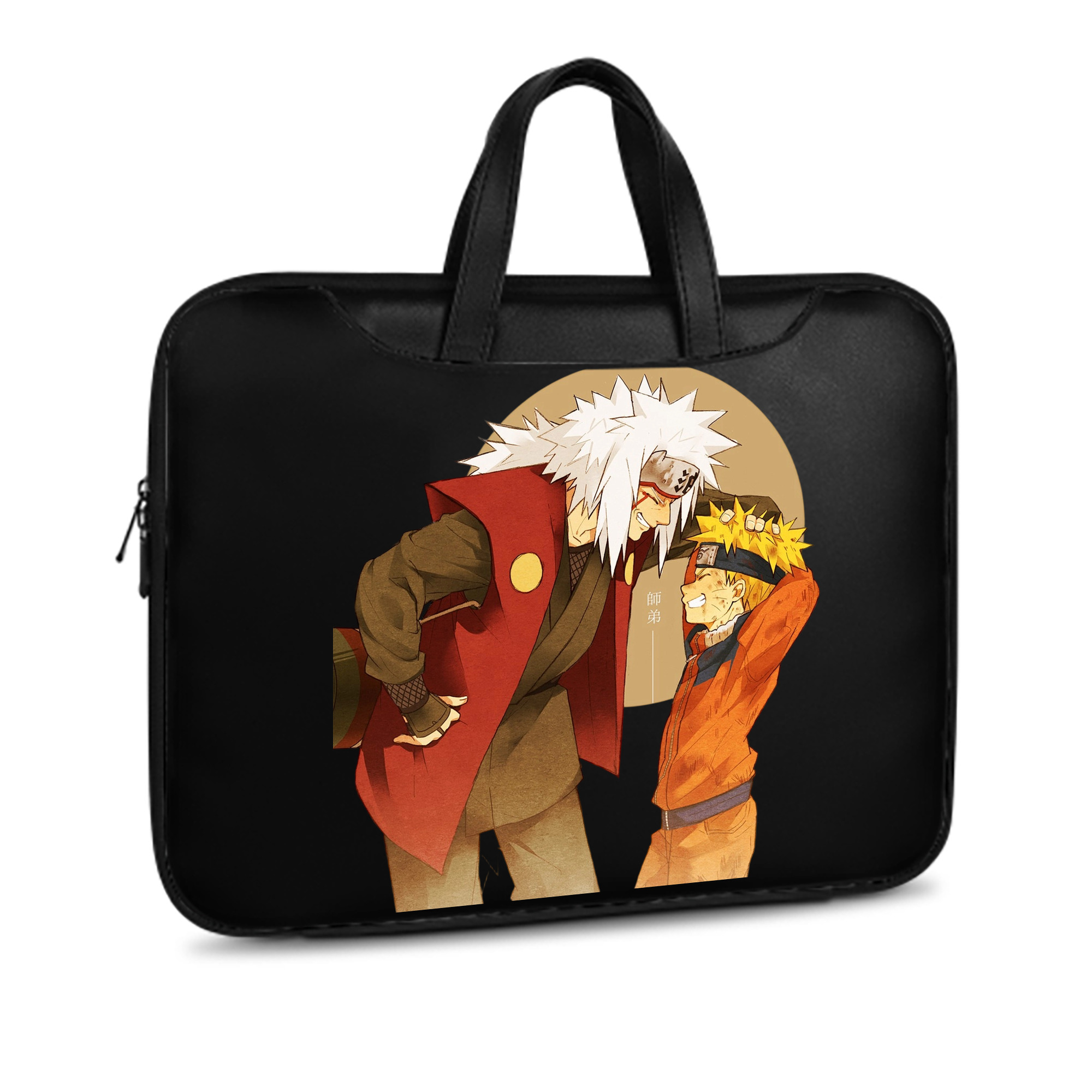 （画像用） NARUTO -ナルト- 自来也（じらいや） Jiraiya レザーラップトップバッグ　ノートパソコンケース