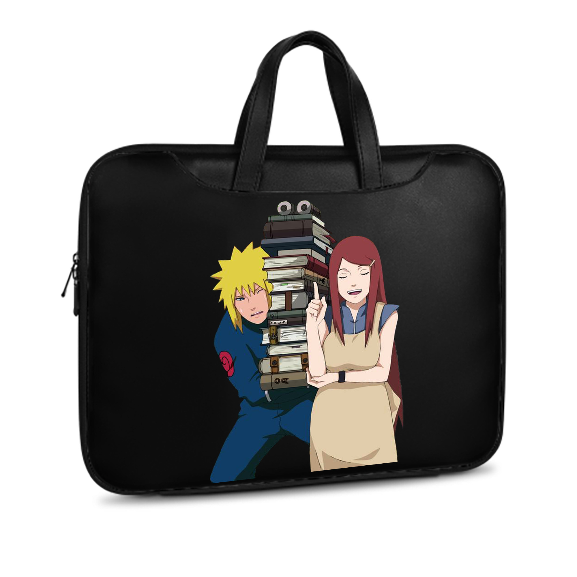 （画像用） NARUTO -ナルト- 波風 ミナト Namikaze Minato レザーラップトップバッグ　ノートパソコンケース