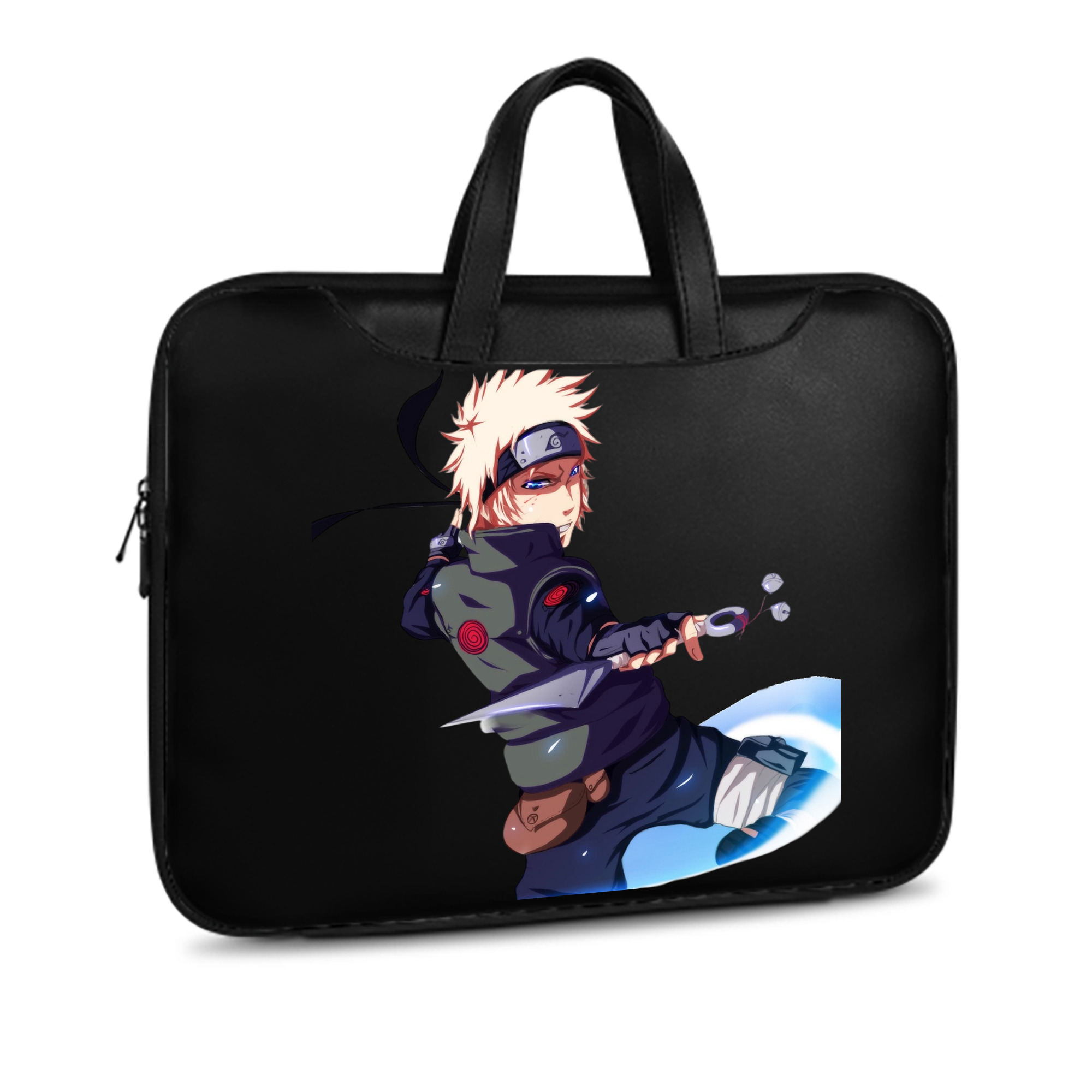 （画像用） NARUTO -ナルト- 波風 ミナト Namikaze Minato レザーラップトップバッグ　ノートパソコンケース