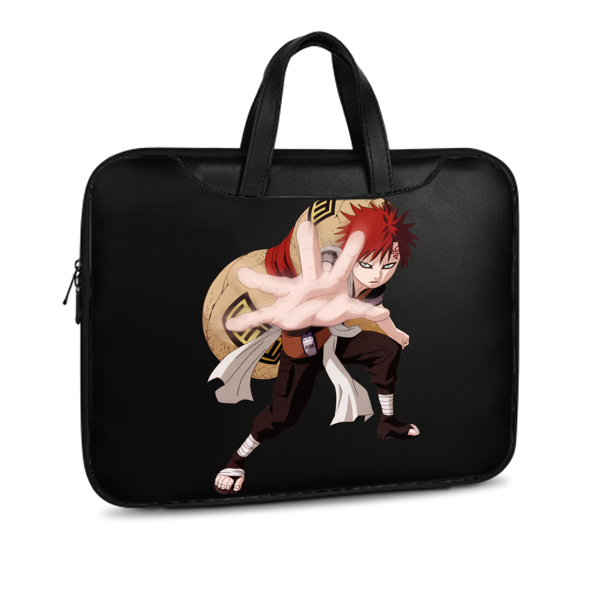 （画像用） NARUTO -ナルト- ガアラ Gaara レザーラップトップバッグ　ノートパソコンケース