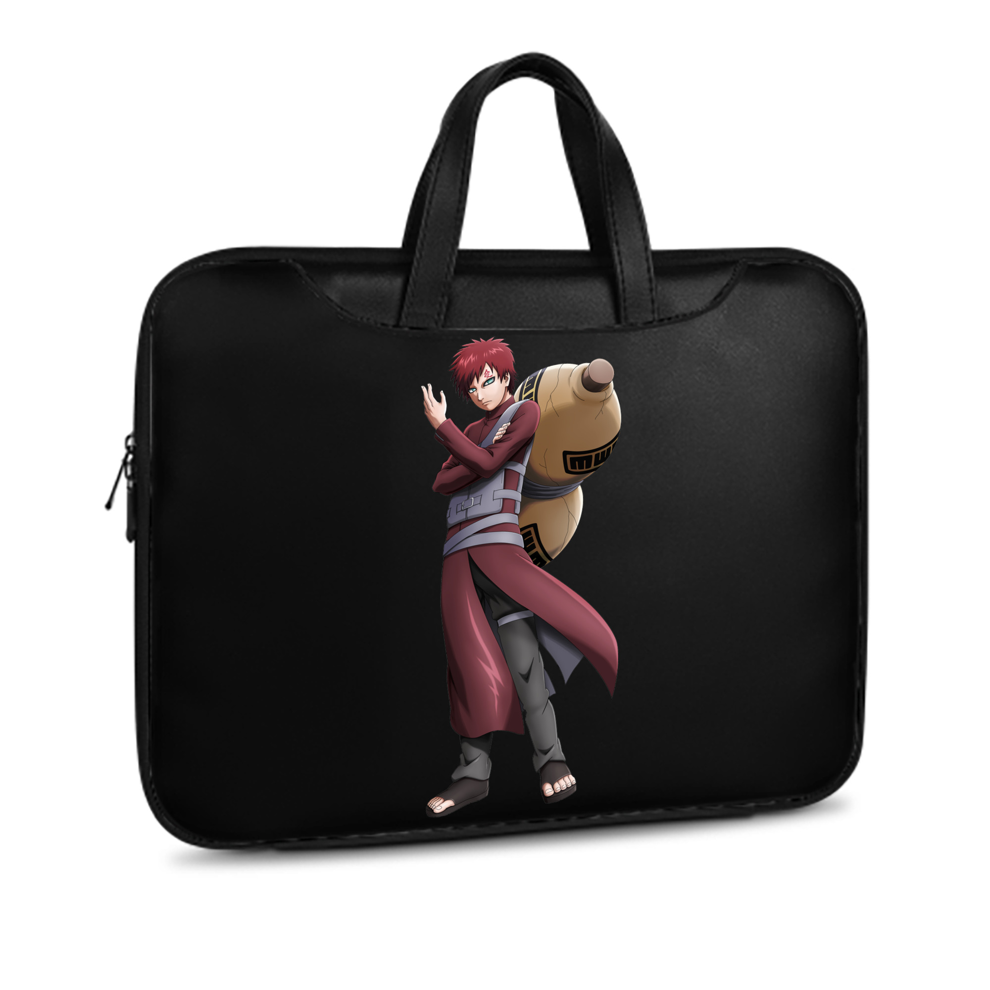 （画像用） NARUTO -ナルト- ガアラ Gaara レザーラップトップバッグ　ノートパソコンケース