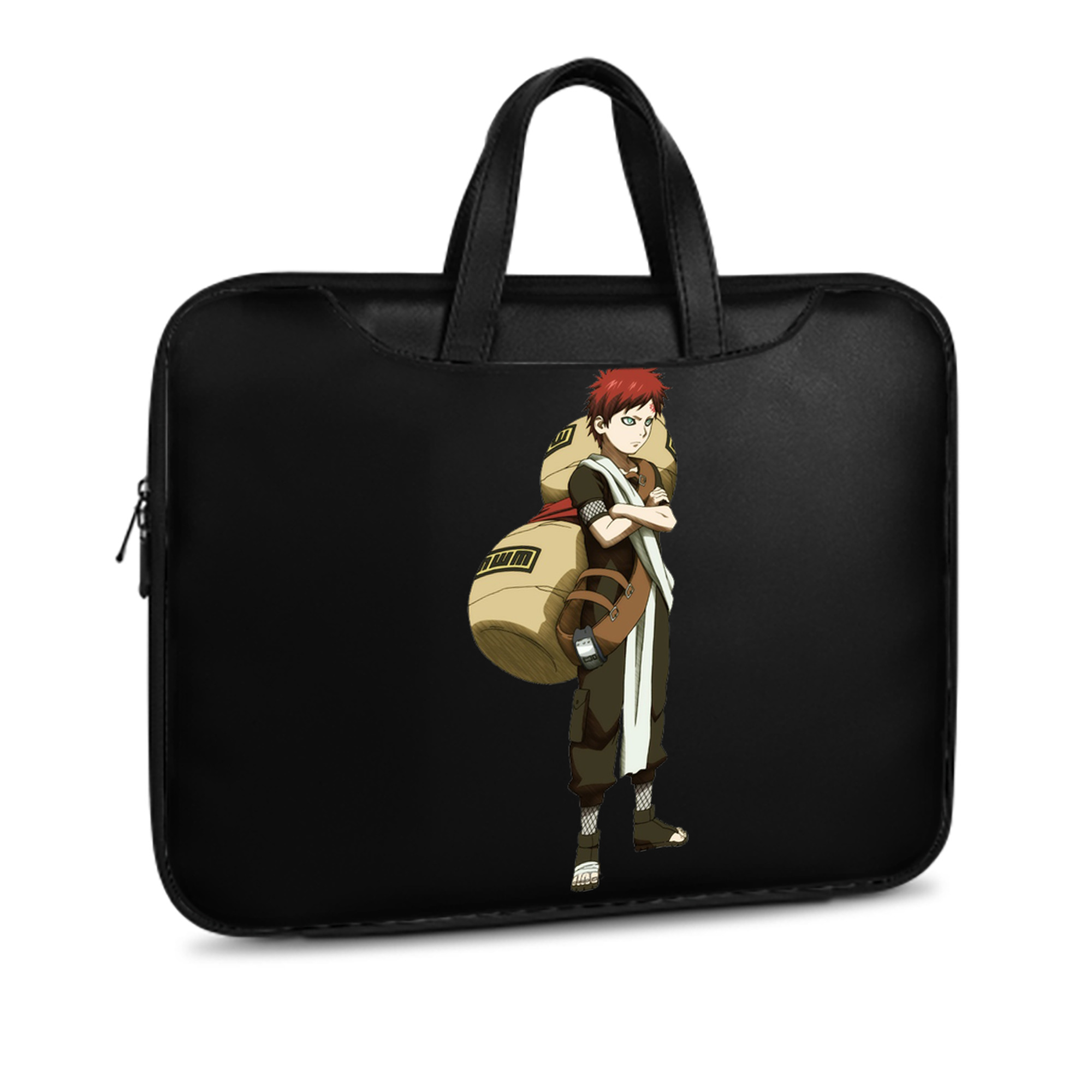 （画像用） NARUTO -ナルト- ガアラ Gaara レザーラップトップバッグ　ノートパソコンケース