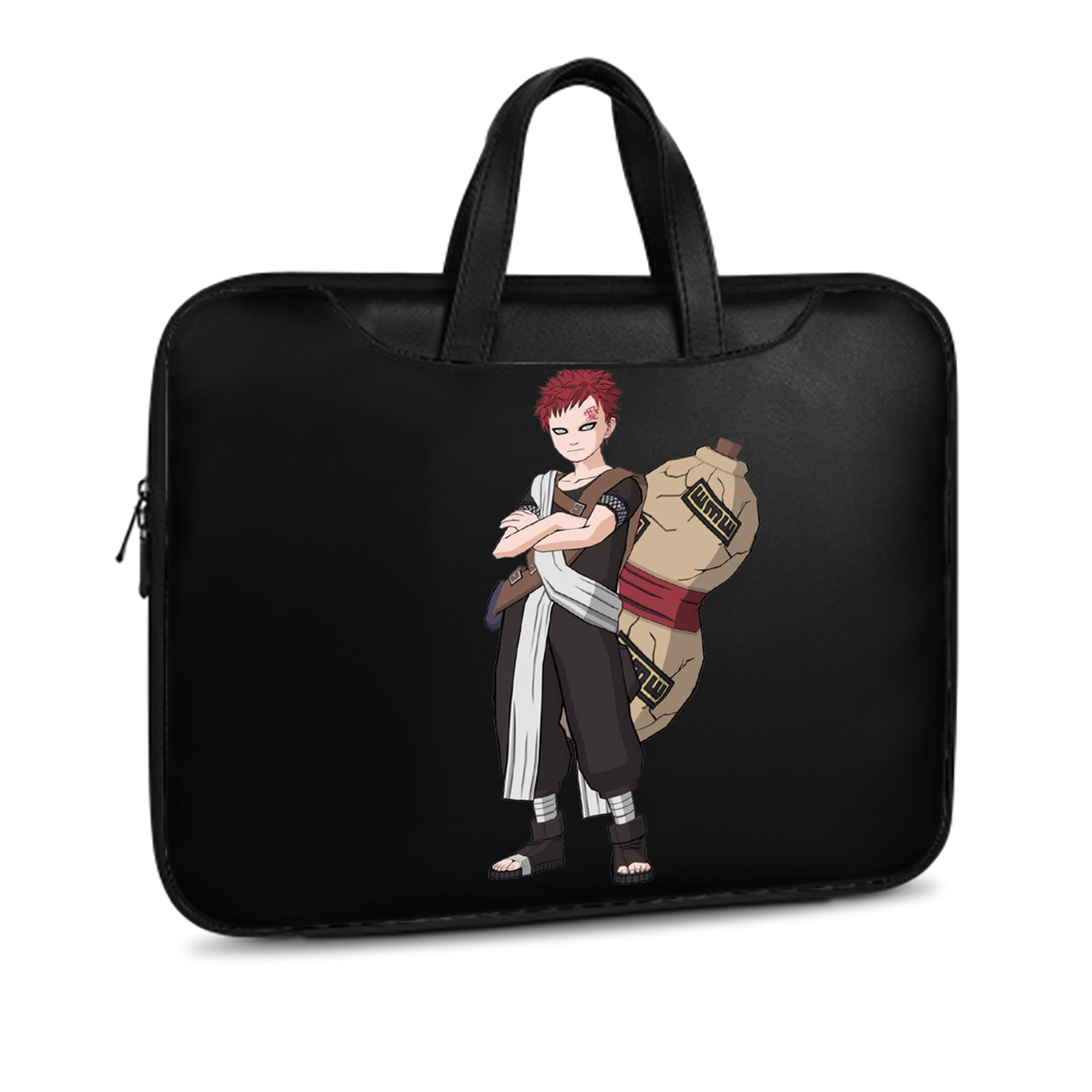 （画像用） NARUTO -ナルト- ガアラ Gaara レザーラップトップバッグ　ノートパソコンケース