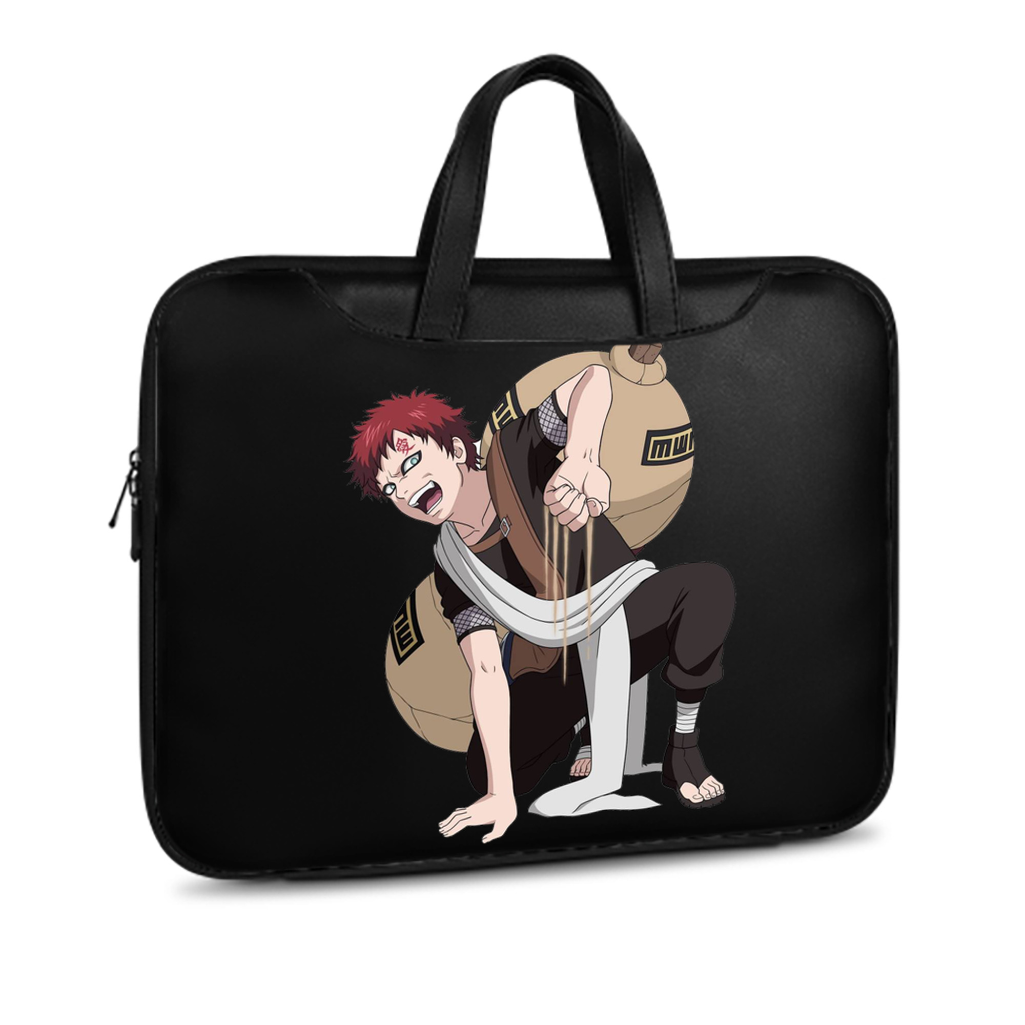 （画像用） NARUTO -ナルト- ガアラ Gaara レザーラップトップバッグ　ノートパソコンケース