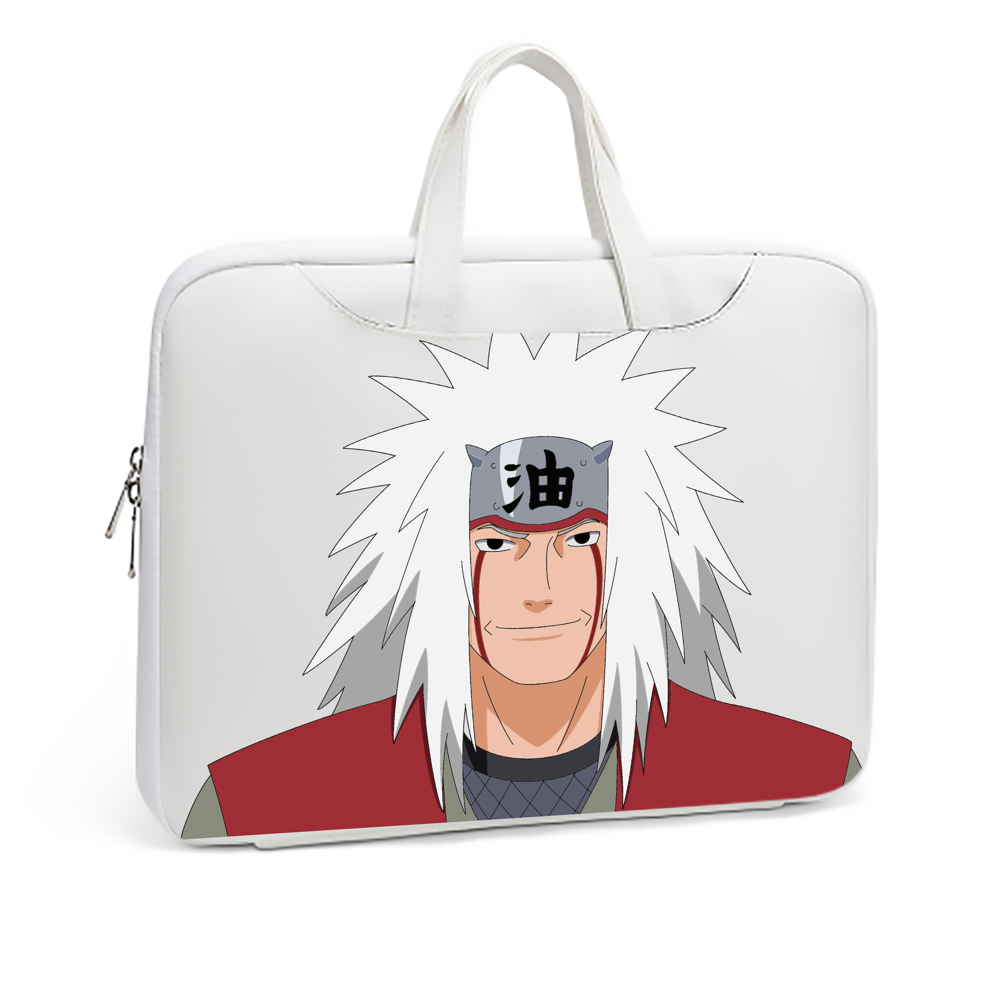 （画像用） NARUTO -ナルト- 自来也（じらいや） Jiraiya レザーラップトップバッグ　ノートパソコンケース