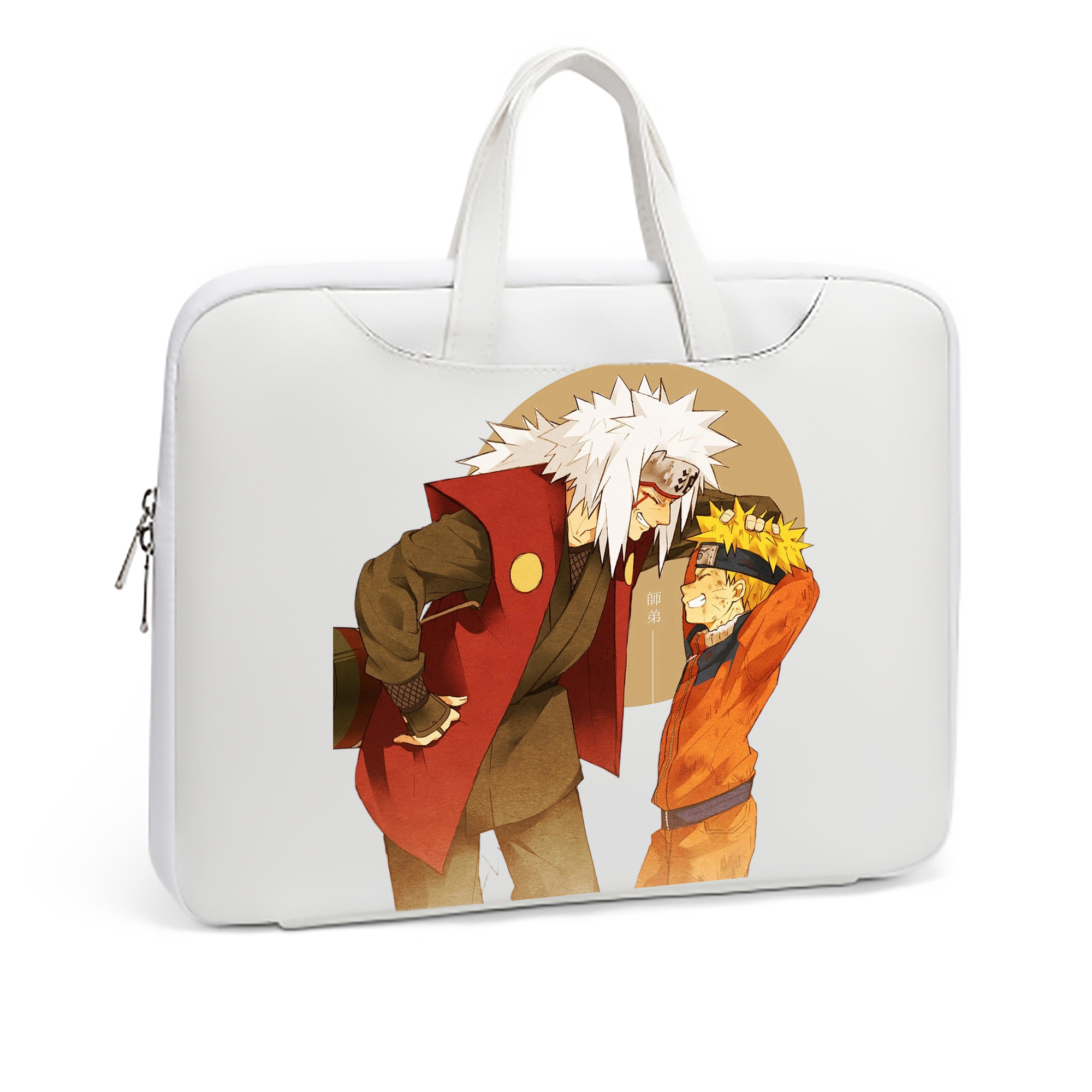 （画像用） NARUTO -ナルト- 自来也（じらいや） Jiraiya レザーラップトップバッグ　ノートパソコンケース