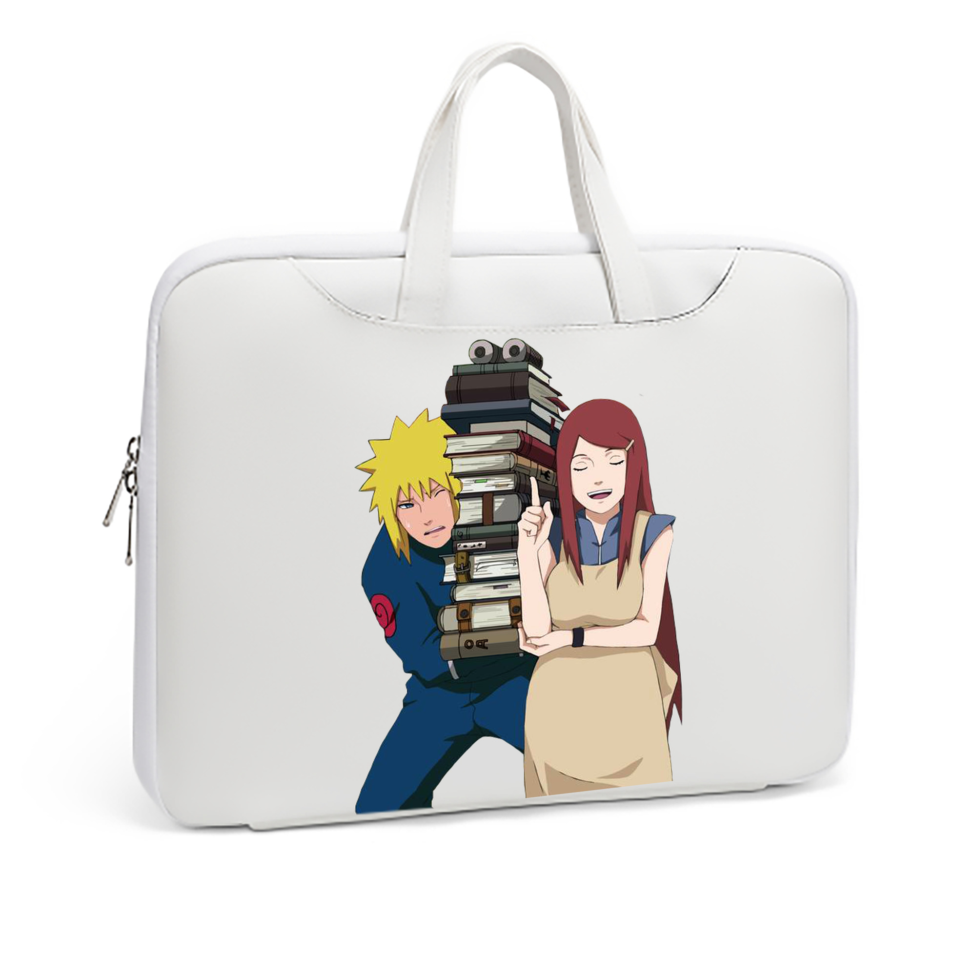 （画像用） NARUTO -ナルト- 波風 ミナト Namikaze Minato レザーラップトップバッグ　ノートパソコンケース