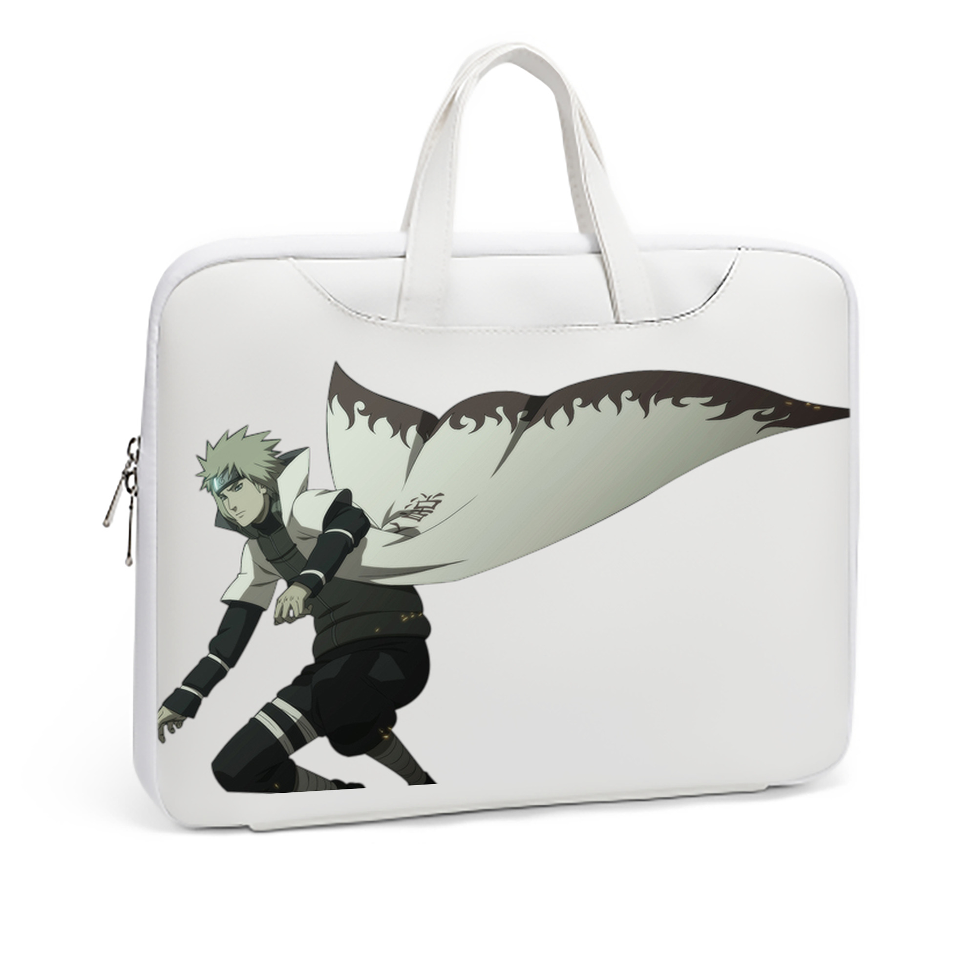 （画像用） NARUTO -ナルト- 波風 ミナト Namikaze Minato レザーラップトップバッグ　ノートパソコンケース