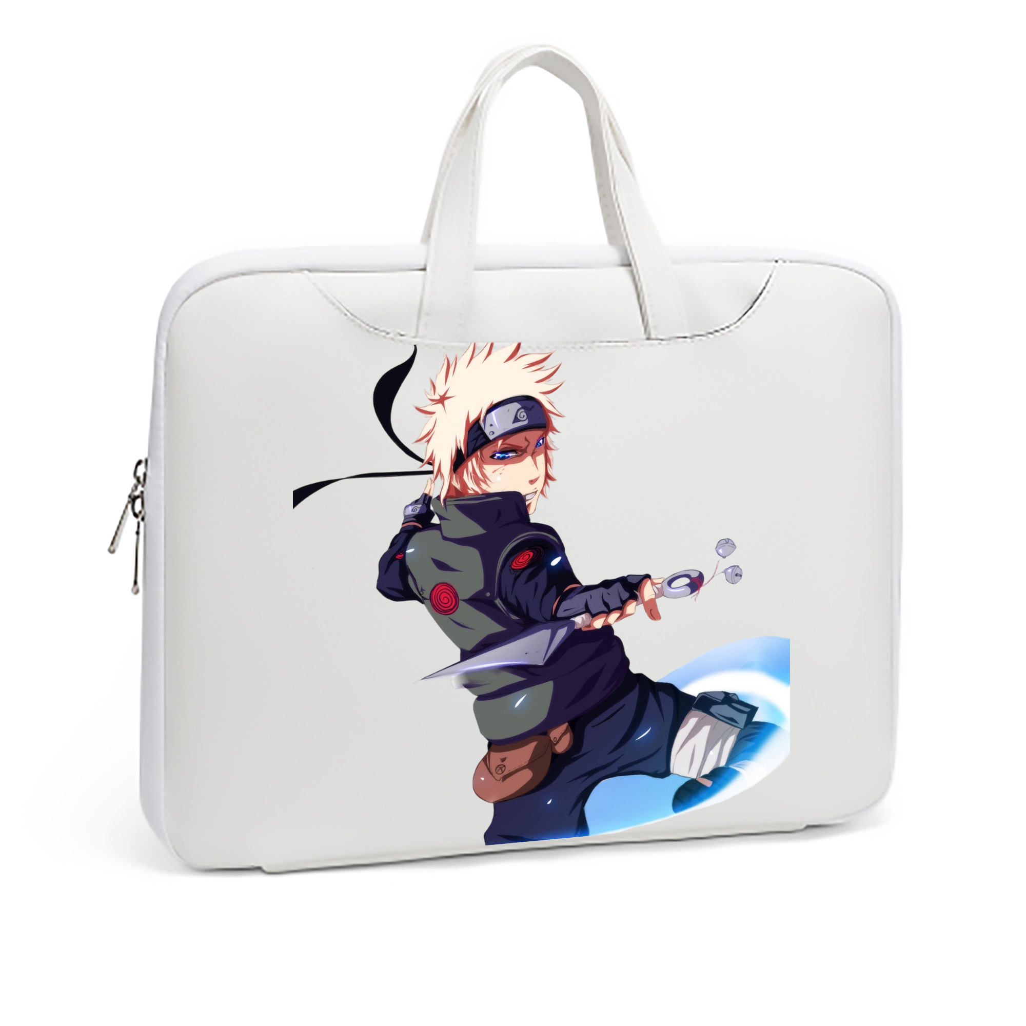（画像用） NARUTO -ナルト- 波風 ミナト Namikaze Minato レザーラップトップバッグ　ノートパソコンケース